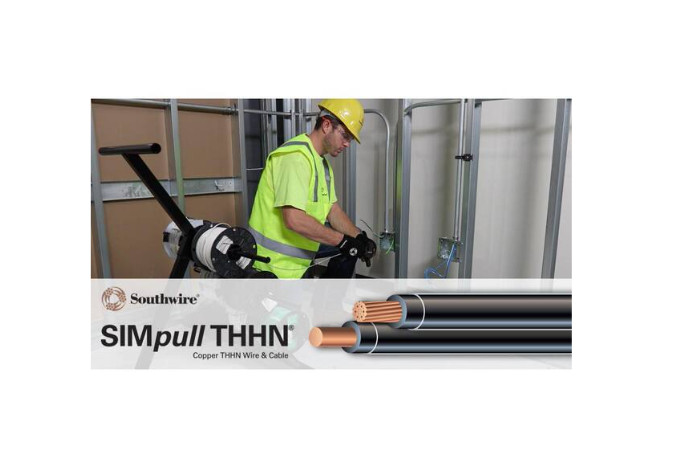 Southwire 100 ft. 14 White Solid CU THHN Wire