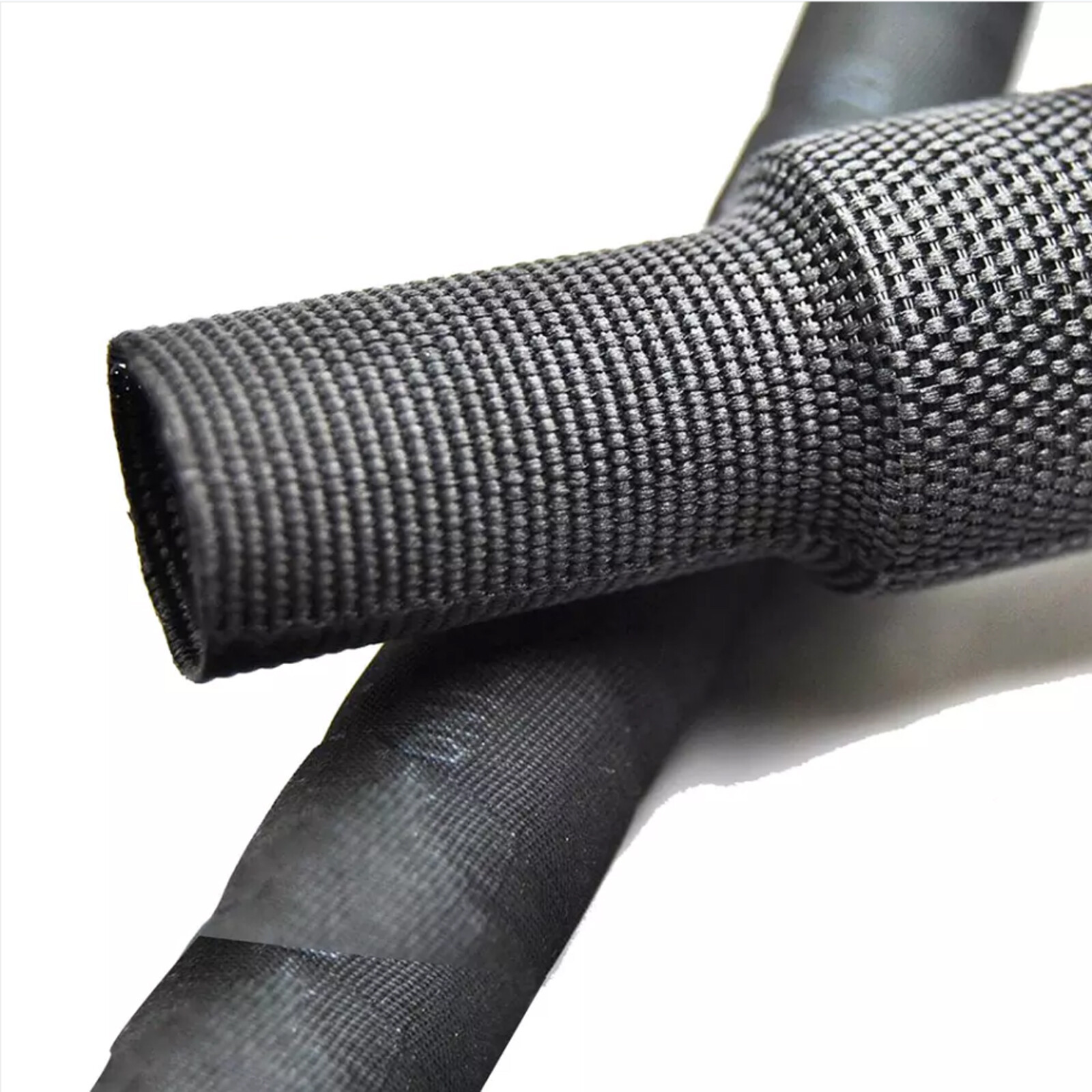 Heat Shrink Braided Sleeve Fabric Tubing- fit Irregular Shape Hose/Cable