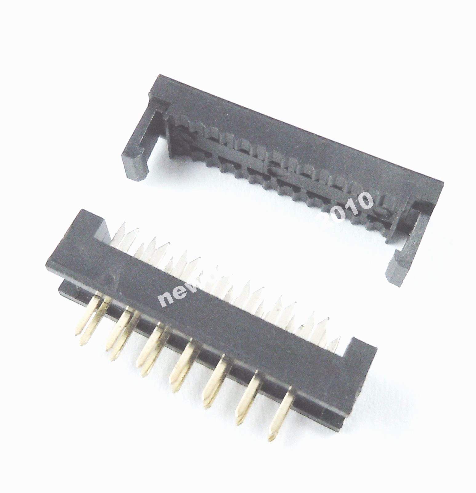 Flat Cable 14 Pins Wires IDC Ribbon 2.54mm pitch 12ft cable & 10 sets connectors