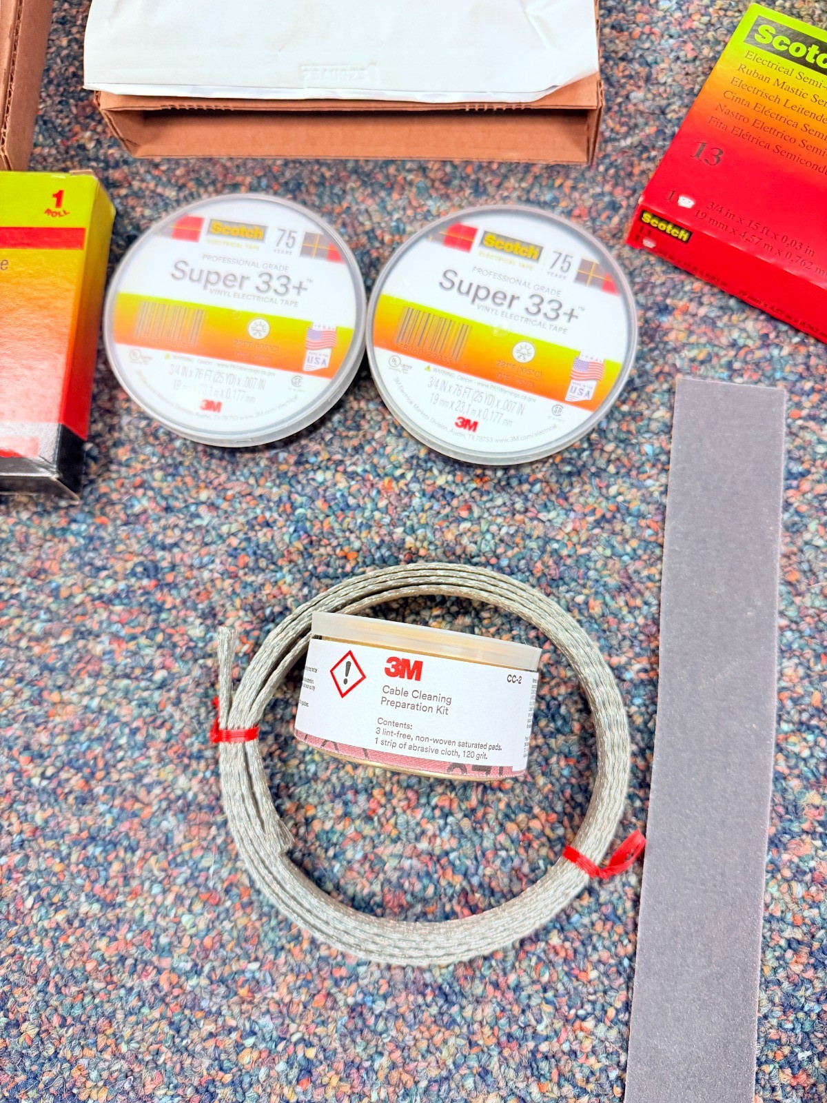 NEW 3M 5762 7100009642 3 Conductor In-line Splice kit, includes (18) x 2131C