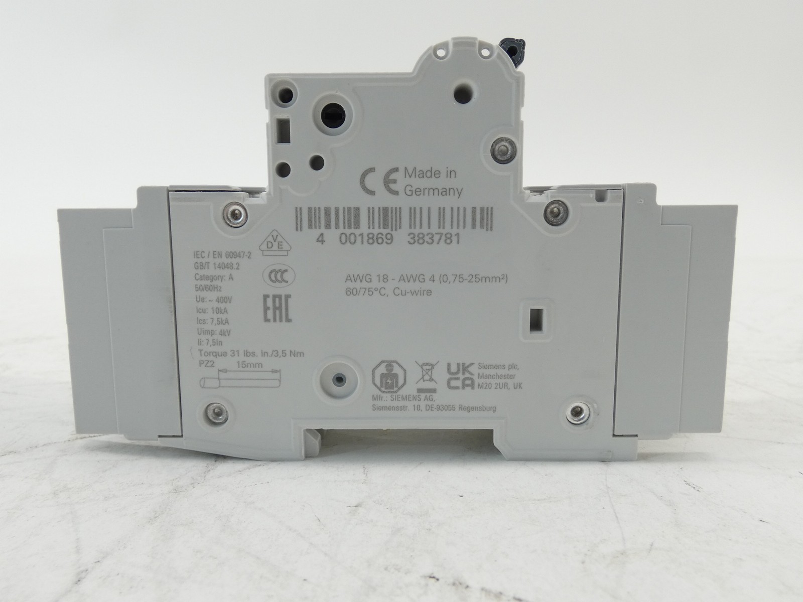 Siemens 5SJ4208-7HG42 Circuit Breaker 8A 2P MCB – NEW Surplus!