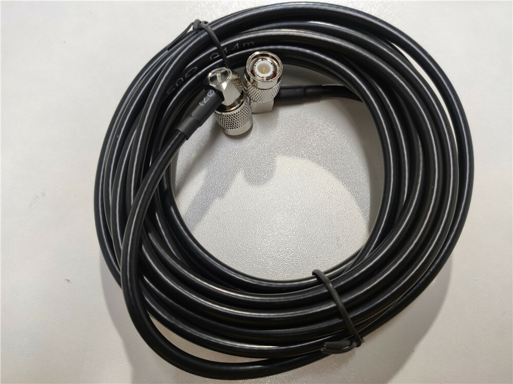 15FT 90° Ag Leader Antenna Cables For Trimble GPS EZ-guide FMX TNC Male to Male