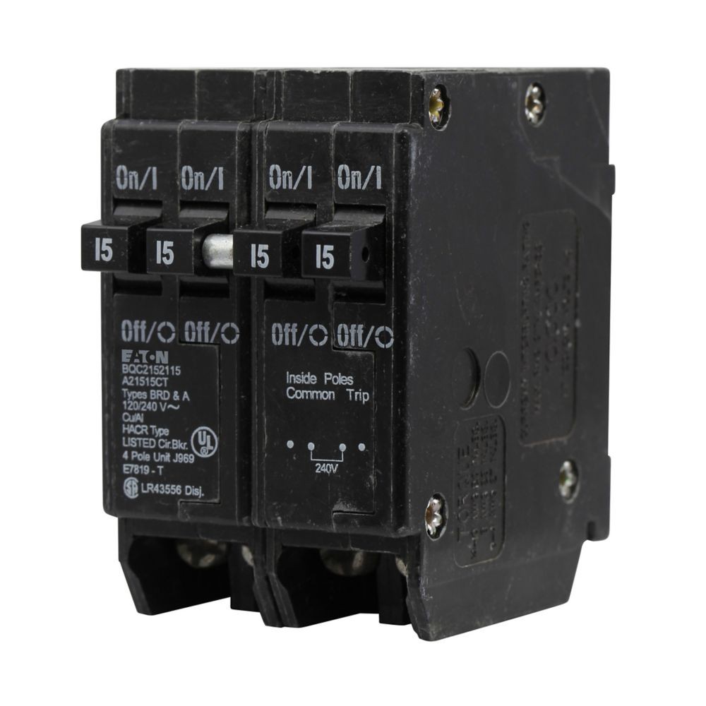 Eaton BQC2302120 Thermal Mag Circuit Breaker, 20A, 30A, 10kAIC, 120/240V