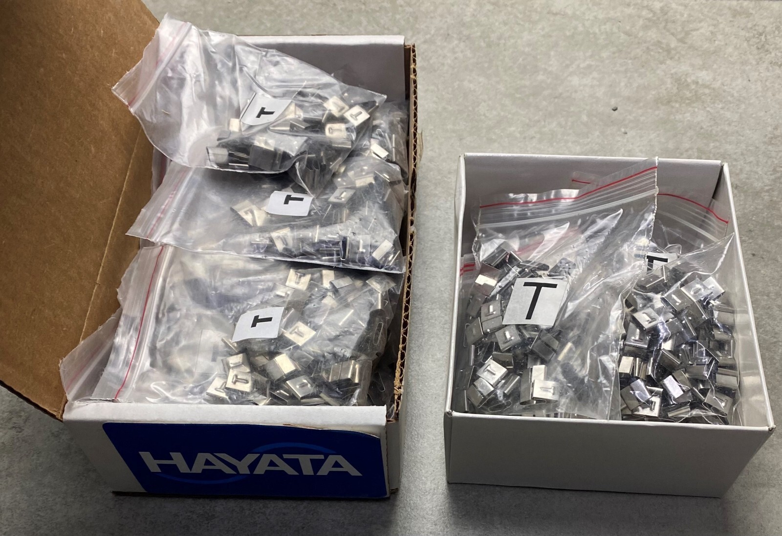 HAYATA ID-T, Stainless Steel Cable Marker 316SS, Symbol “T” , 100 Pc’s Pkt