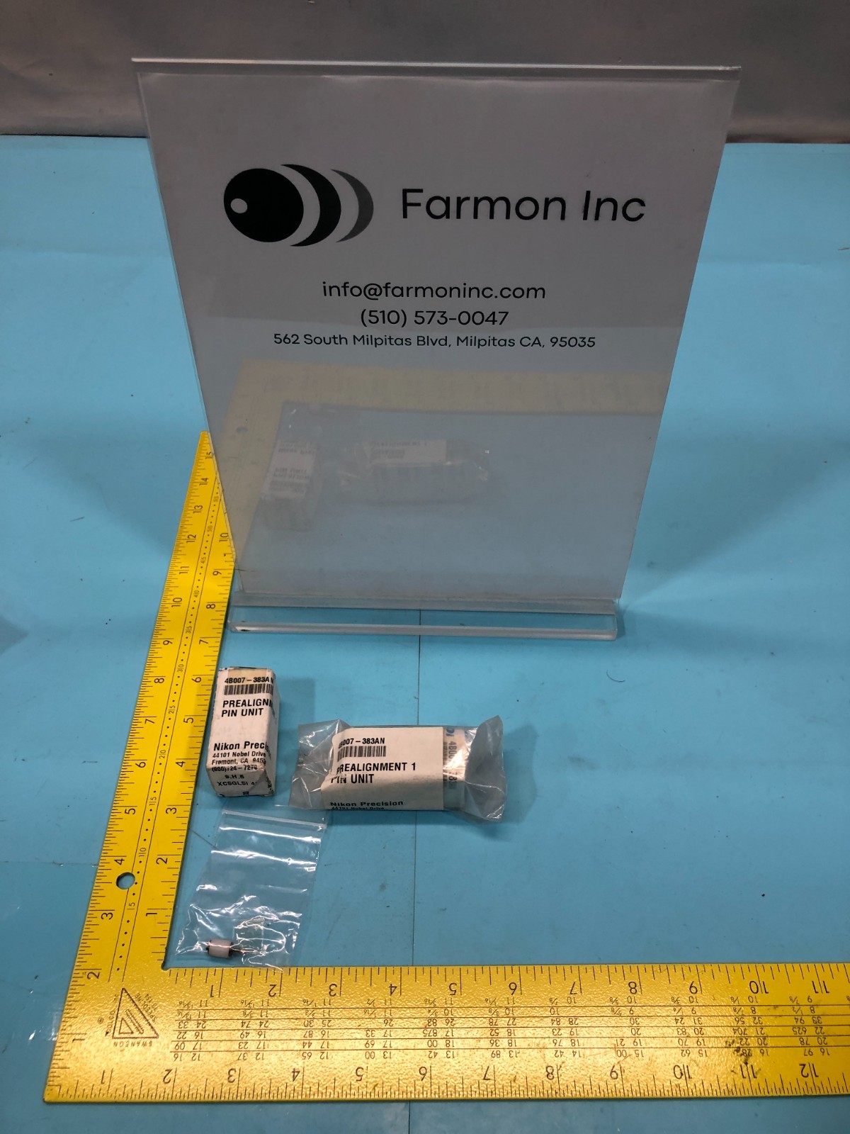 2 NIKON 4B007-383, PRE ALIGNMENT 1 PIN UNIT NSR, 193193