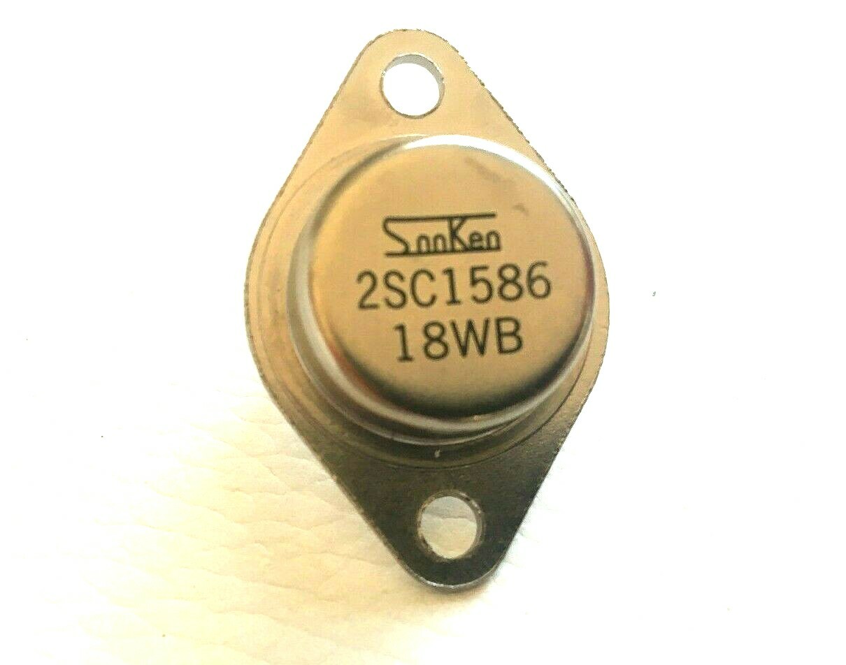 5 PAIRS: 5x 2SA909 + 5x 2SC1586 Silicon PNP+NPN Power Transistors New SANKEN