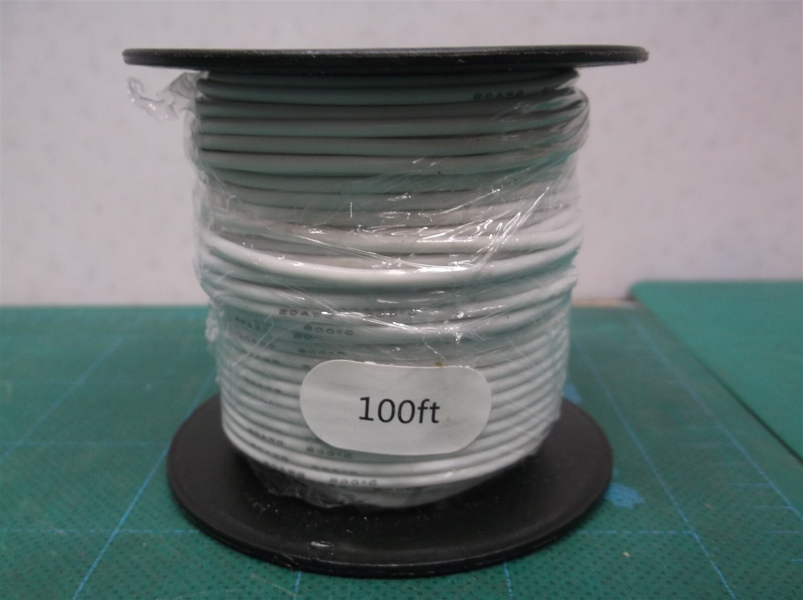 Fermerry 20AWG Stranded Wire Electrical Wire Silicone Cable White 100ft