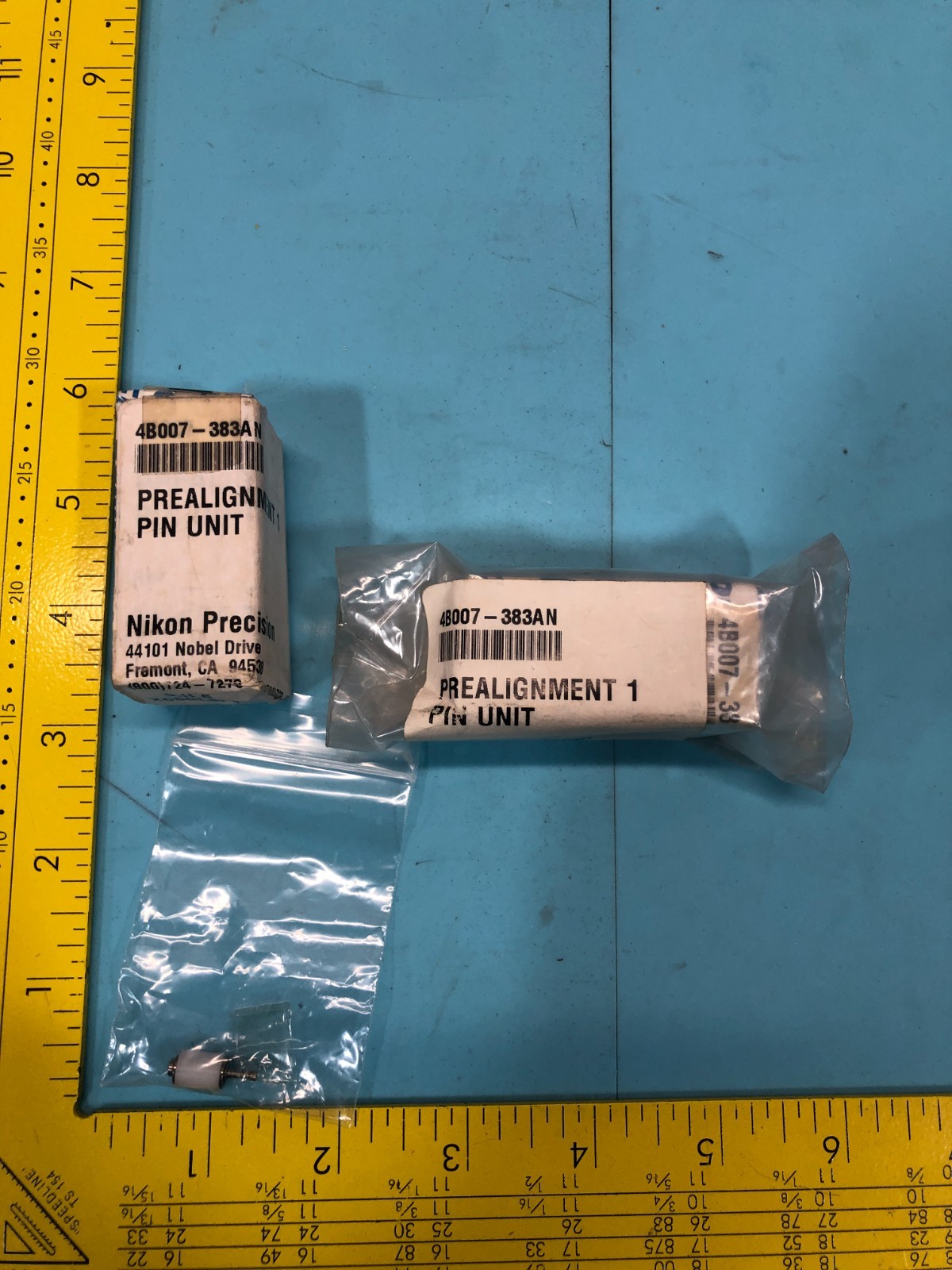 2 NIKON 4B007-383, PRE ALIGNMENT 1 PIN UNIT NSR, 193193