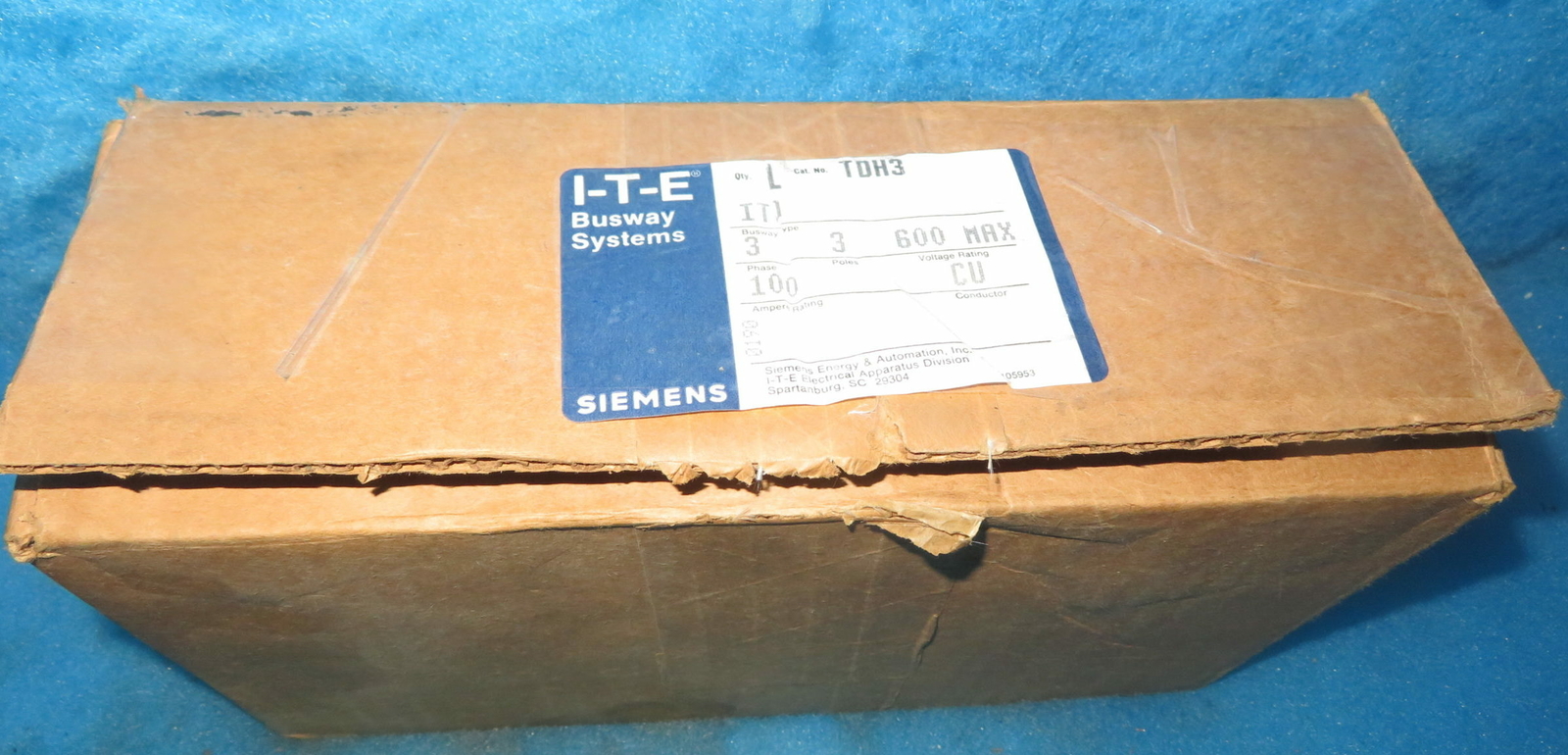 NIB Siemens TDH3 3 Phase 3 Pole Busway Hanger System + 1 Year Warranty