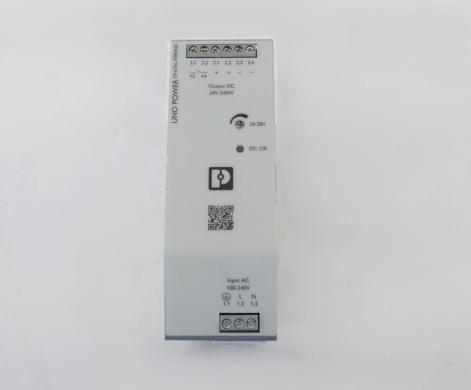 Phoenix Contact 1096432 UNO2-PS/1AC/24DC/240W Power Supply 24VDC 240W 50/60Hz…