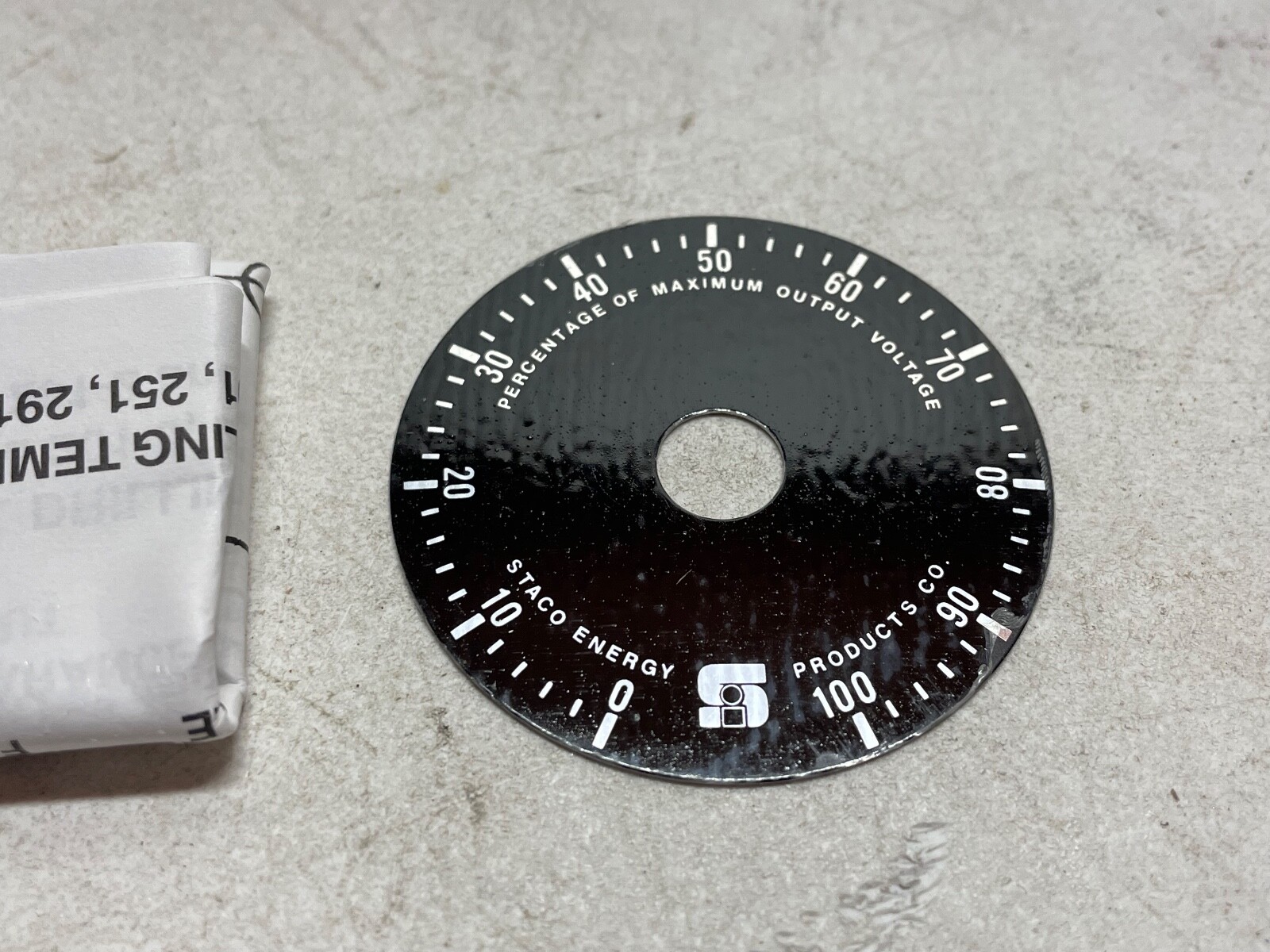 Staco 291 Variable Transformer 3A In: 120V Out: 0-120/132V