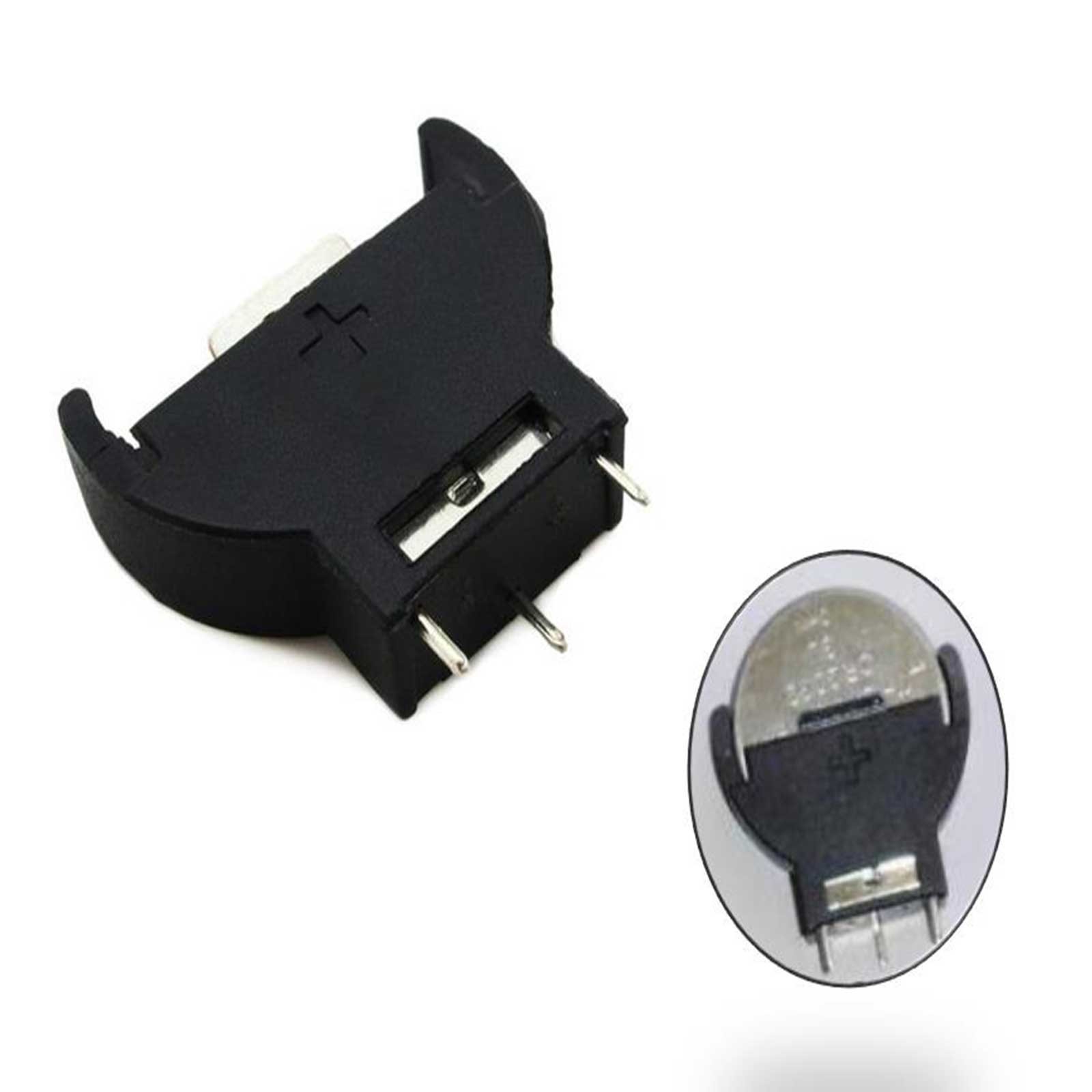 2 x CR2032 CR2025 3V Coin Cell Battery Holder Lithium Button Battery Case