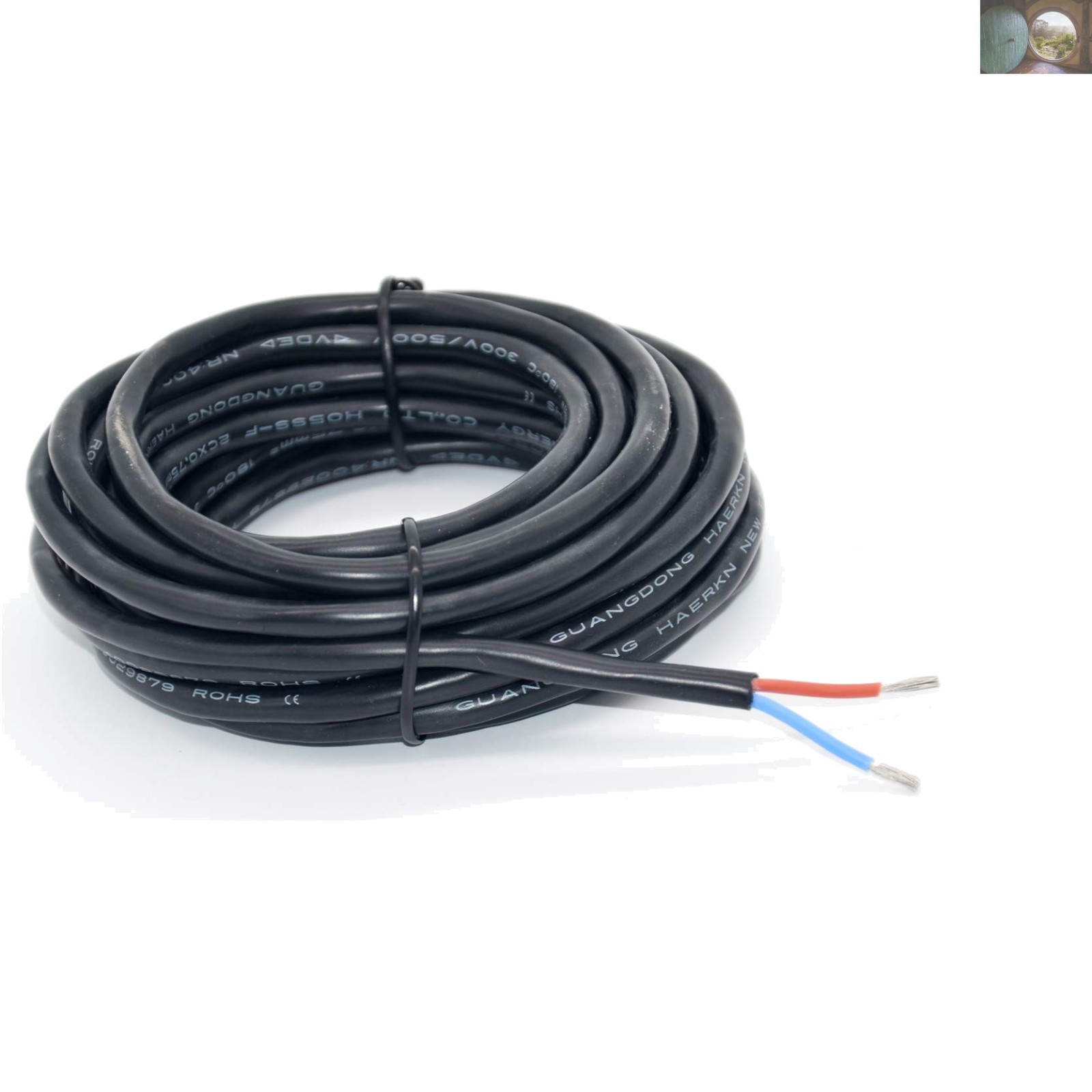 Versatile 18 AWG Silicone Wire – 20ft 2-Conductor Tinned Copper for DIY Projects