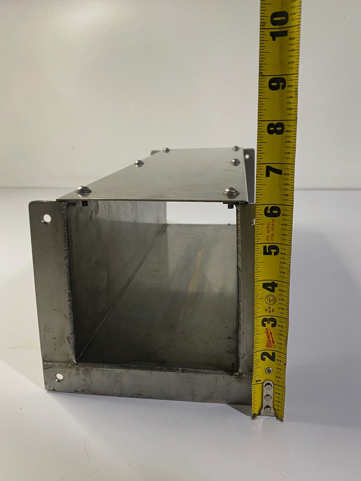 UNBRANDED Stainless Steel Square Wire Way 13-7/8x5x5 & 17-3/8x5x5 (USED)