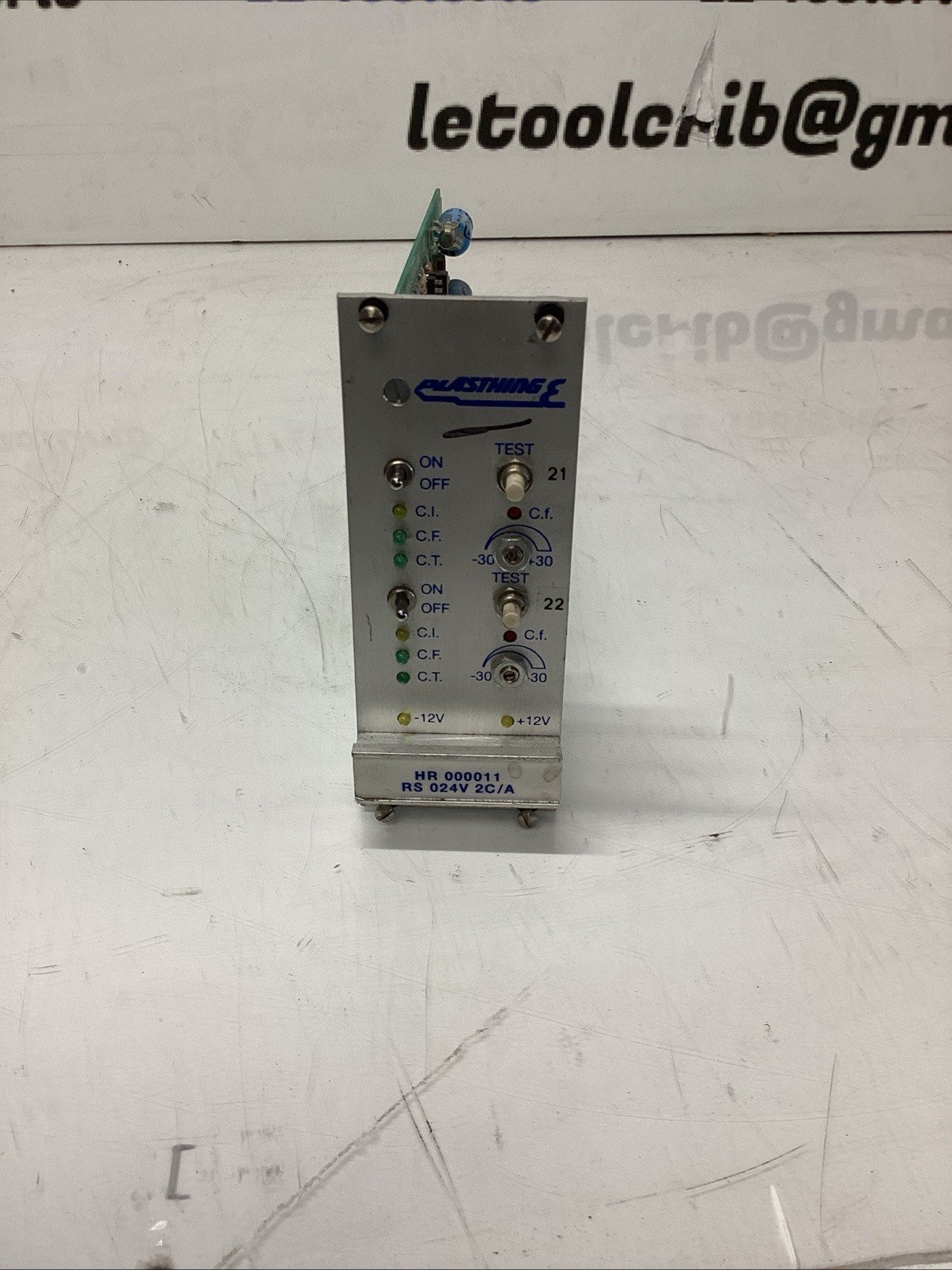 PLASTHING HR 000011 PCB CIRCUIT BOARD MODULE Q-383