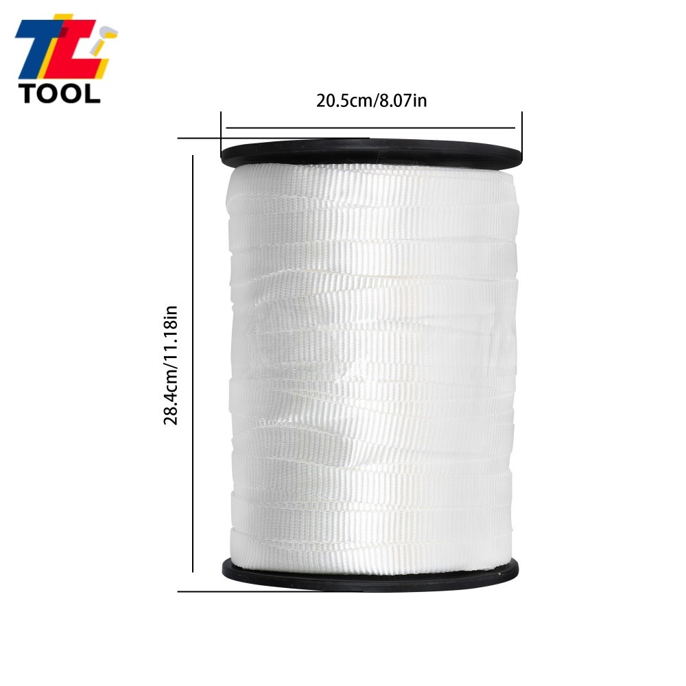 3/4″ x 600′ Mule Tape Flat Rope Polyester Pull Tape 2500 Lbf Tensile Capacity