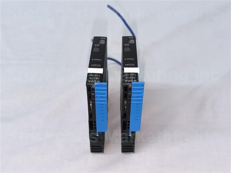 LOT 2PCS ETA Germany REX12-TA2-107-DC24V-2A/2A Electronic Overcurrent Protector