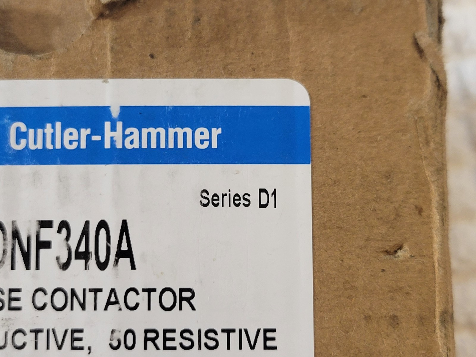Eaton C25DNF340A 600V 40/60A Contactor New in Box style D125DNF340A Series D1