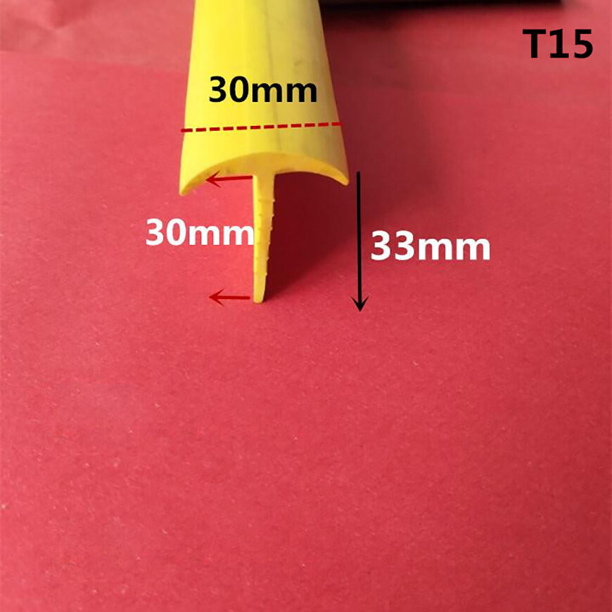 Solar Panels Gap Silicon Rubber T-Gasket Seal Strip Waterproof Sealing Strip