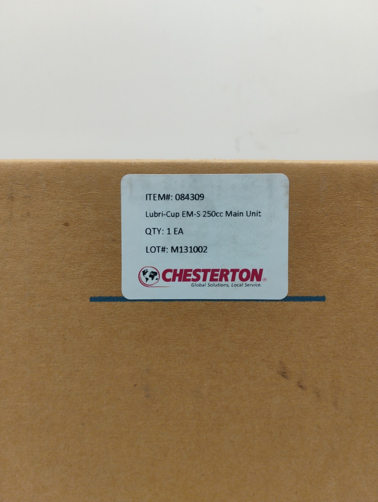 CHESTERTON LUBRI-CUP EM -S 255cc AUTOMATIC LUBRICATOR NEW 084309 oil fluids