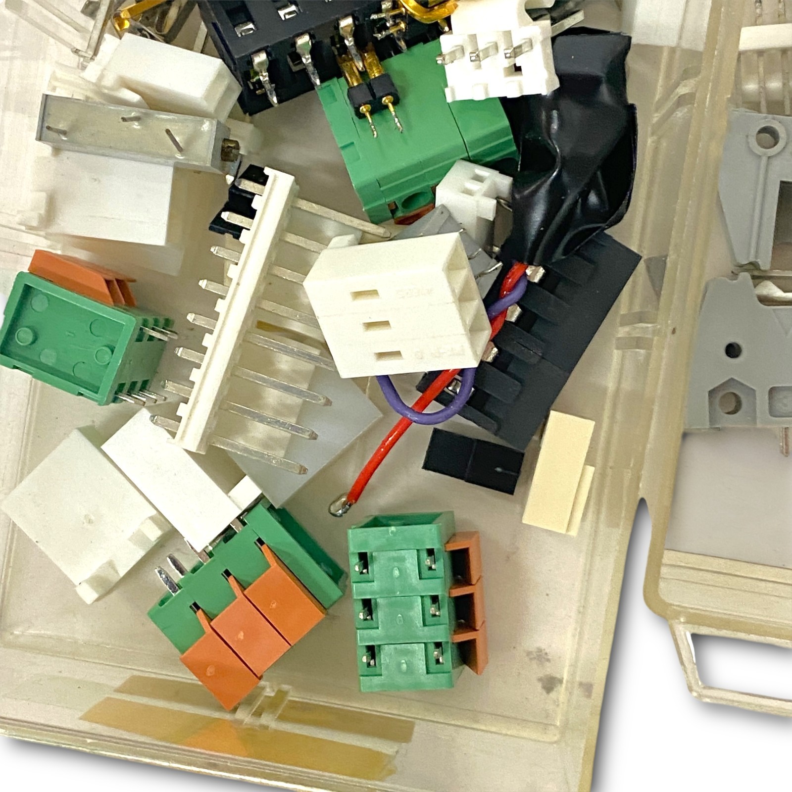 Mixed PCB Connectors Lot Terminal Blocks Pin Headers Plugs Sockets Assortment