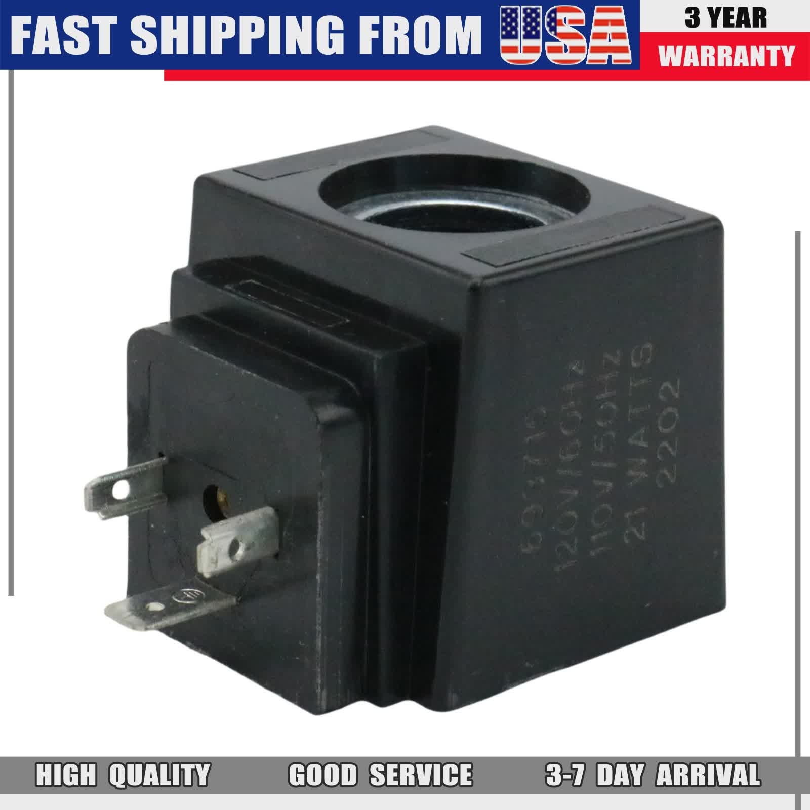 For 120V/60Hz 110V/50Hz 21W Solenoid Valve Coil Ambient temperature -20℃～+70℃ US