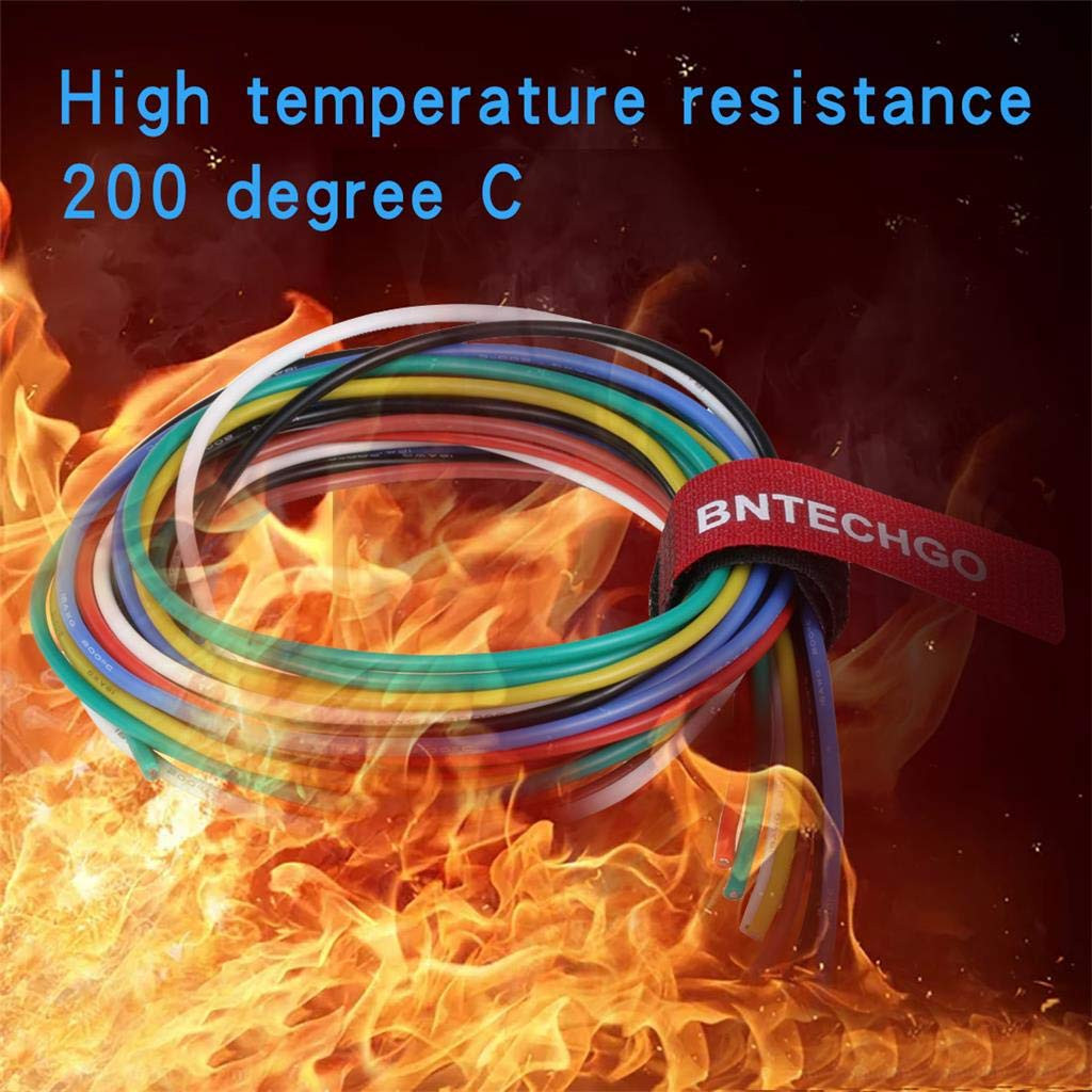 18 Gauge Silicone Wire Kit 7 Color Each 3 Ft Flexible 18 AWG Stranded Tinned Cop