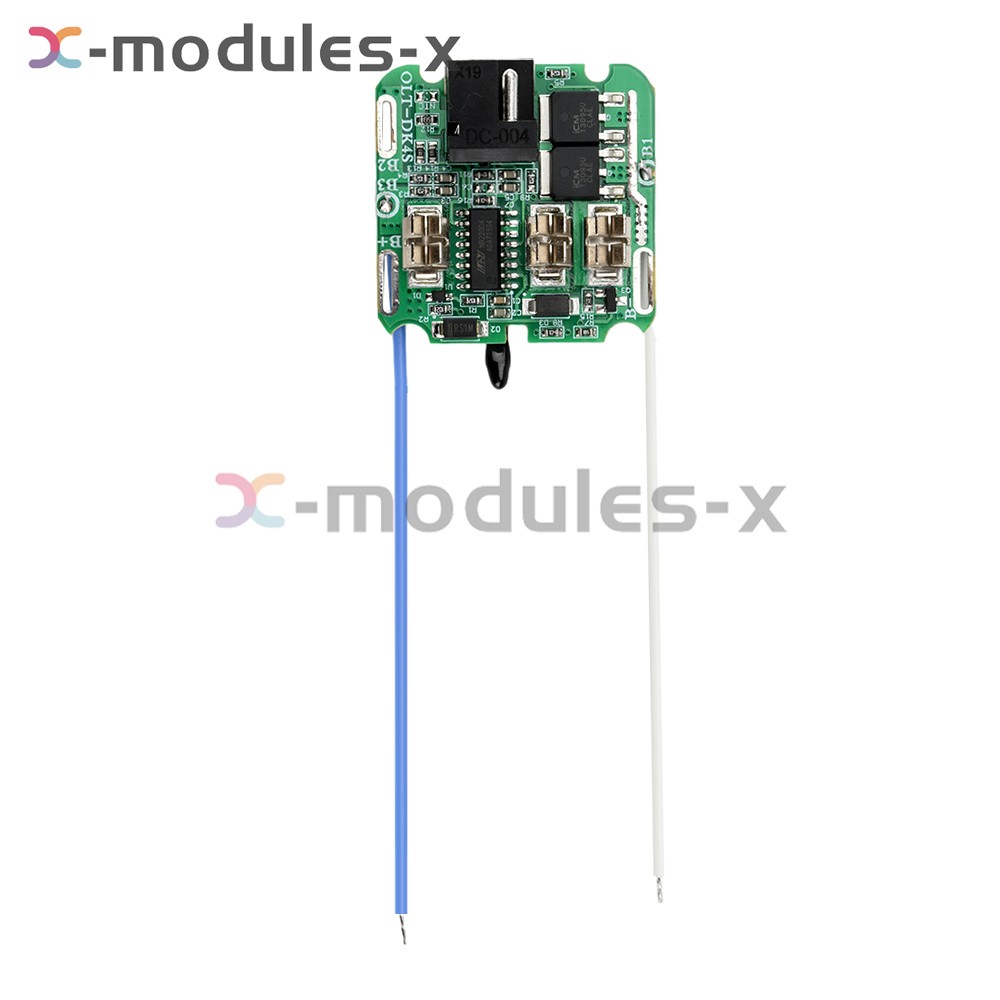 4S 16.8V 30A 18650 Li-ion Battery Protection Board BMS Dual MOS for Power Tools