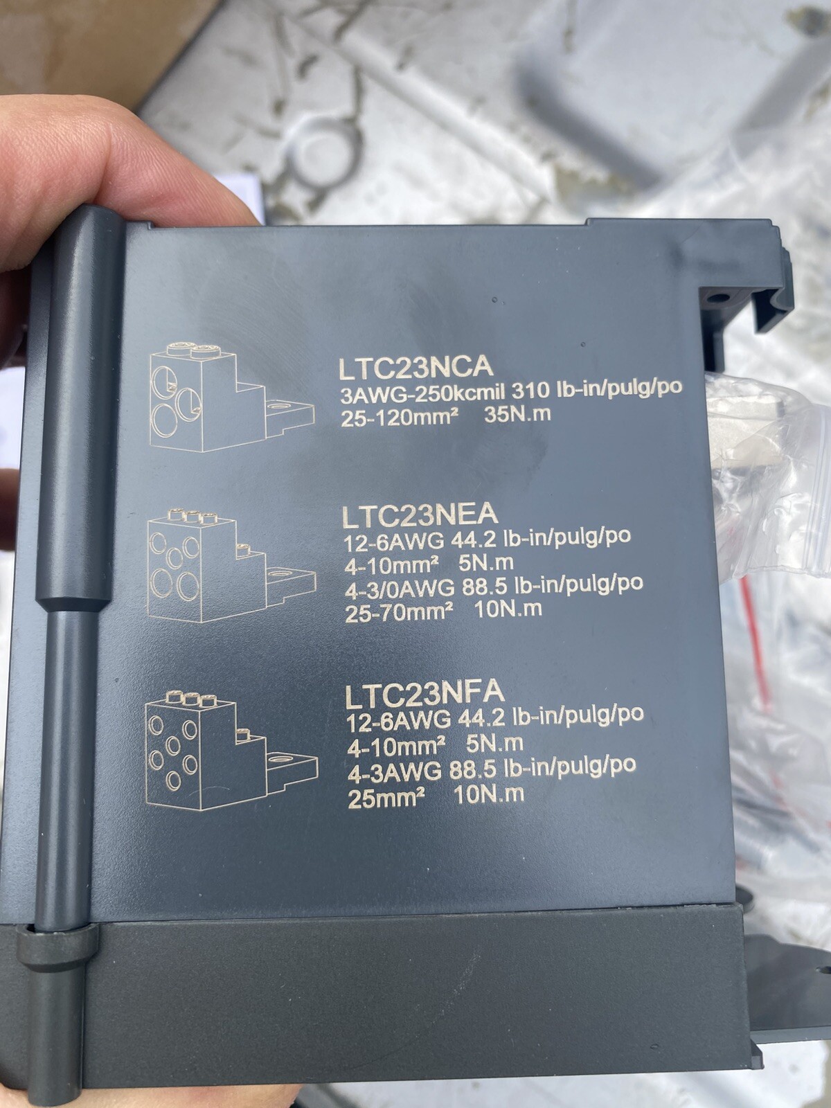 Noark Accessory: Terminal Lug Kit-LK23NEA (Part Number 1102712)