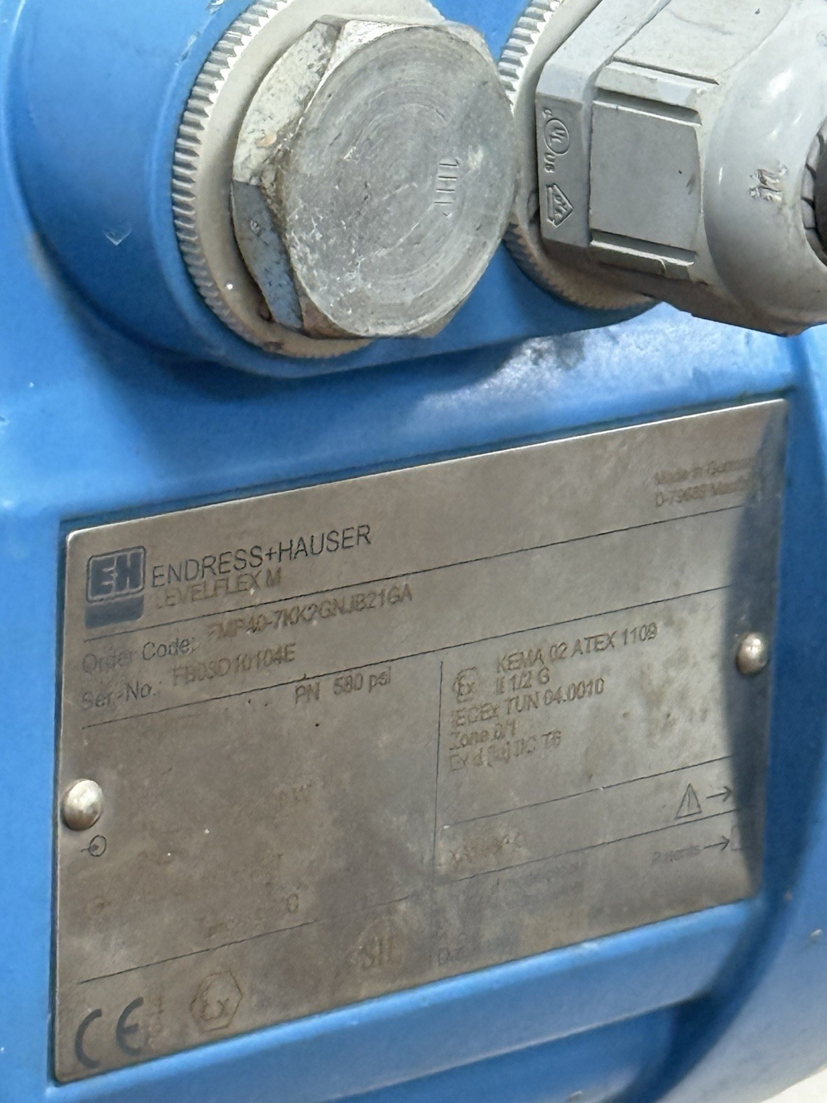 Endress & Hauser Levelflex M Guided Radar Measurement FMP40-7KK2GNJB21GA