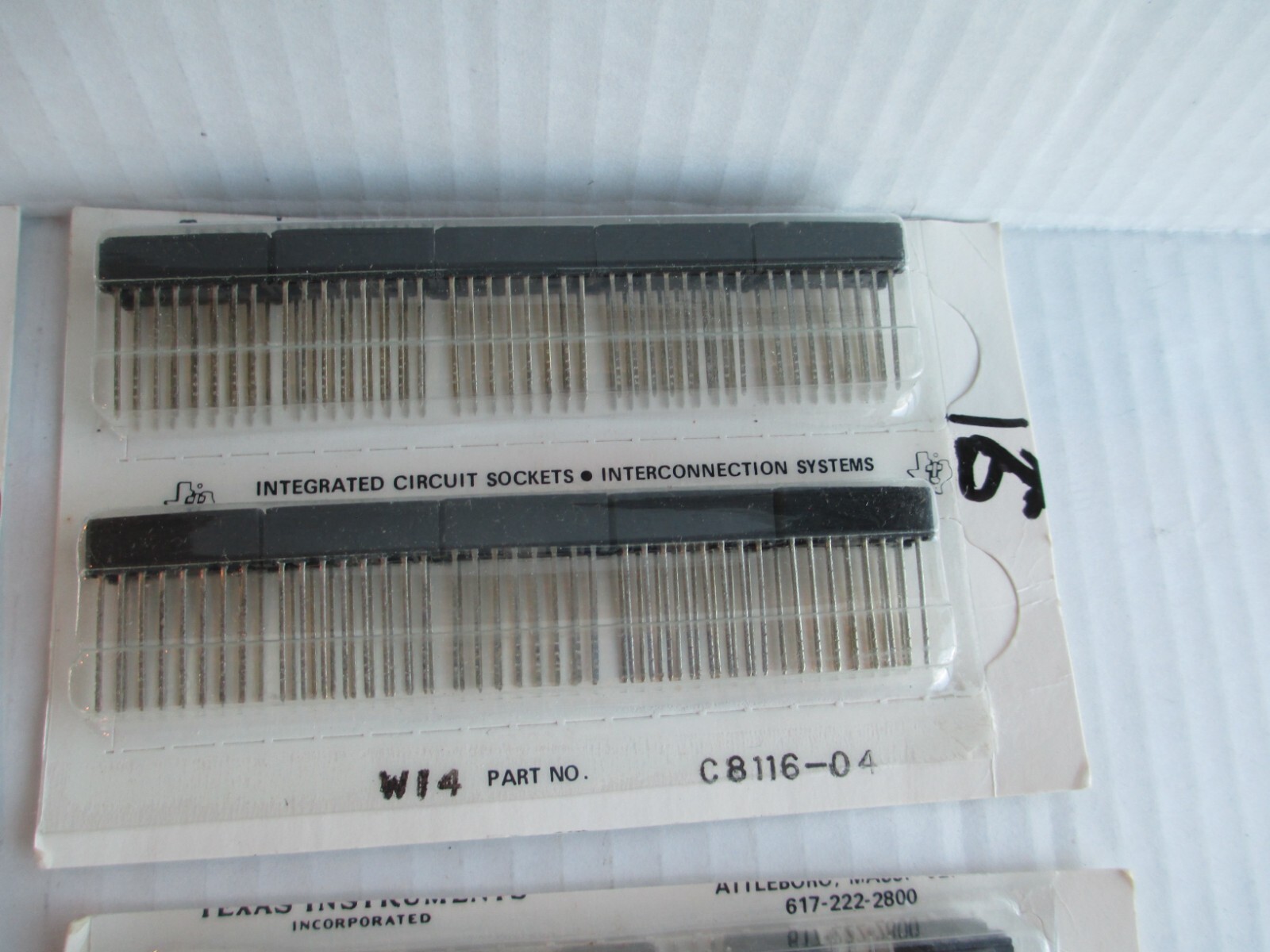 Mix Lot of Texas Instruments Integrated Circuit Sockets Connectors B44