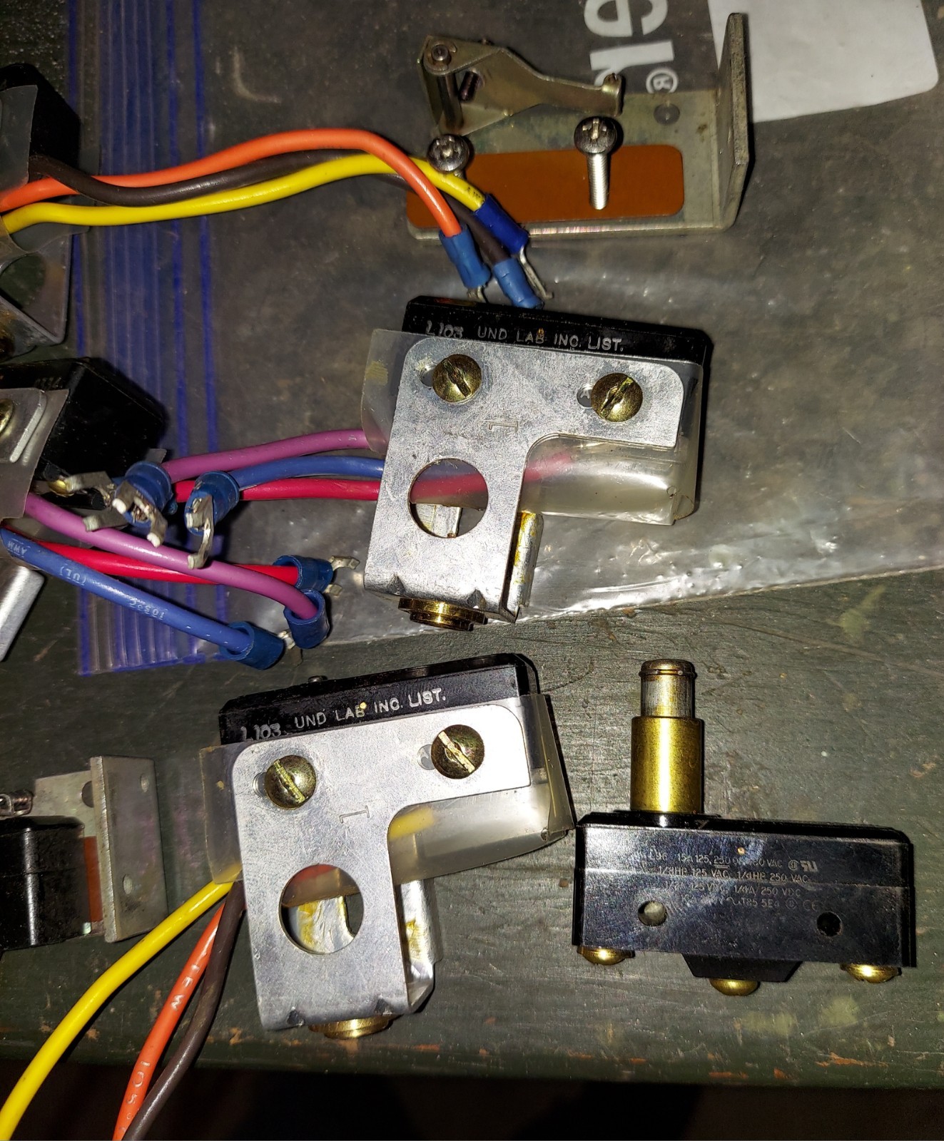 Micro Switch Lot , electrical switches . Various Configuration Lot . See Photos