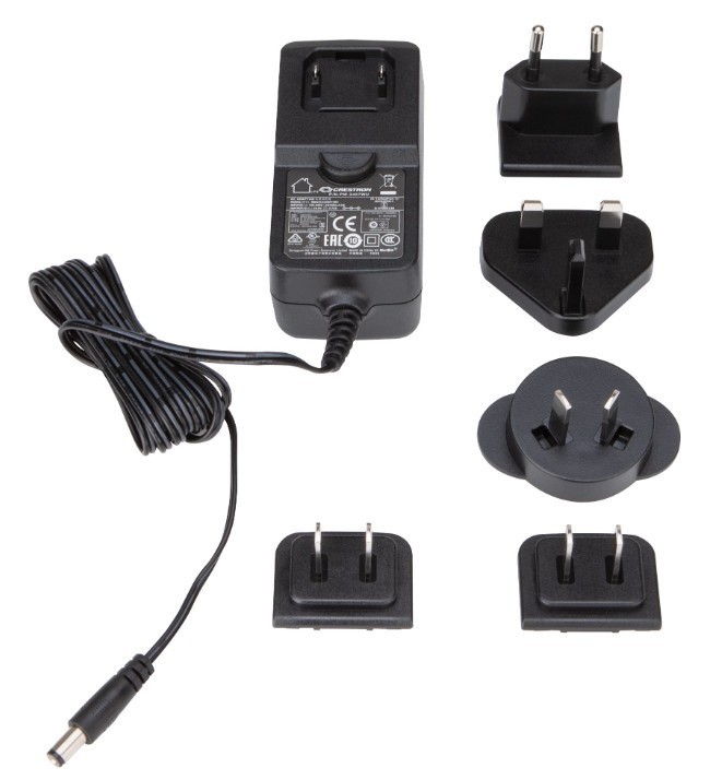 Crestron PW-2407WU Wall Mount Power Pk, 24 VDC, 7.5 A, 2.1 mm, Universal
