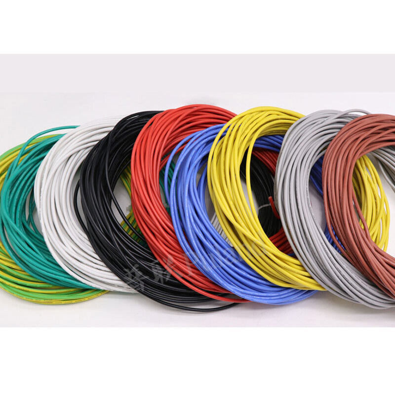 Flexible Silicone Wire Cable 10AWG/12/14/16/18/20/22/24/26/28/30 AWG Colours