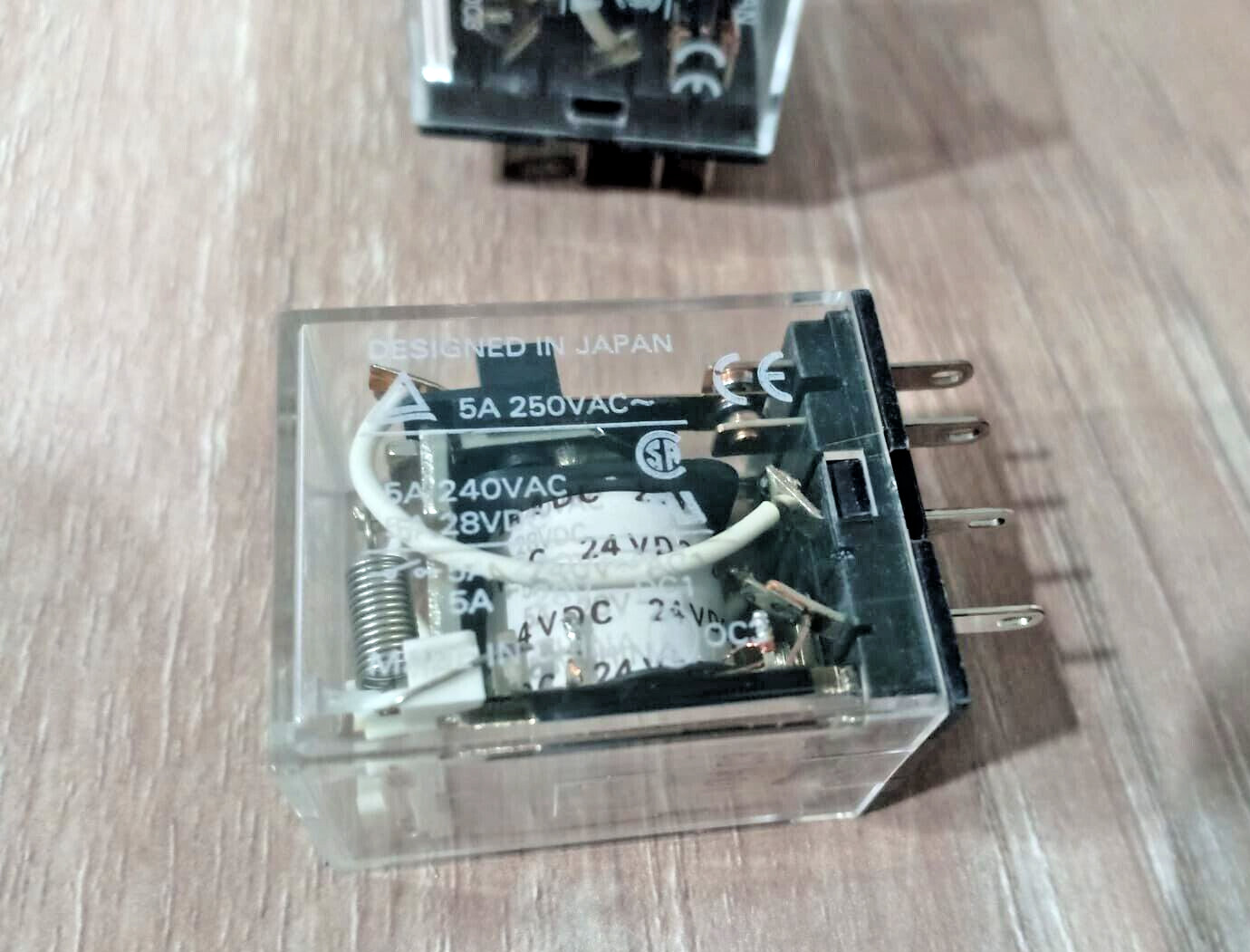 10PCS LOT- Omron MY2N 24VDC Miniature Power Relays,2-Pole single Contacts,5A-New