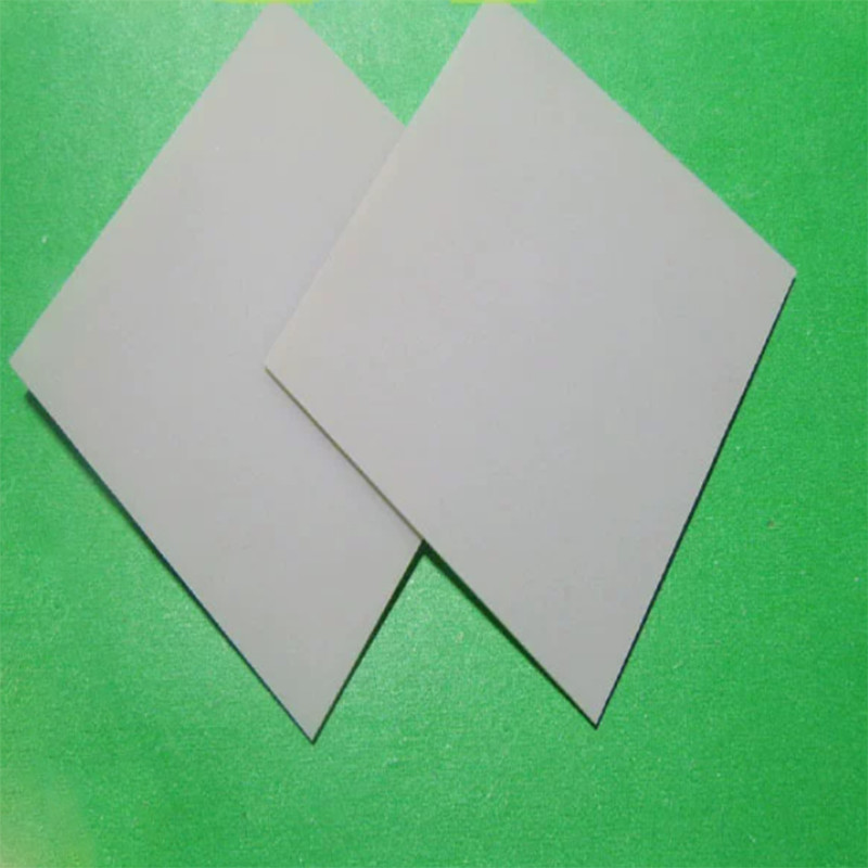 0.1mm-2mm Thick Aluminum Nitride Ceramic Sheet Heat Sink Pads ALN Ceramic Gasket