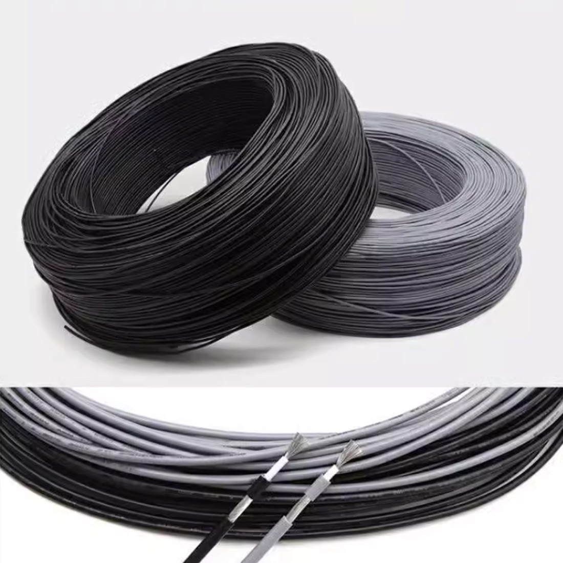 10/12/14~28 AWG Single Core Cable tinned copper Stranded Audio Wire OD 2.3-6.1mm