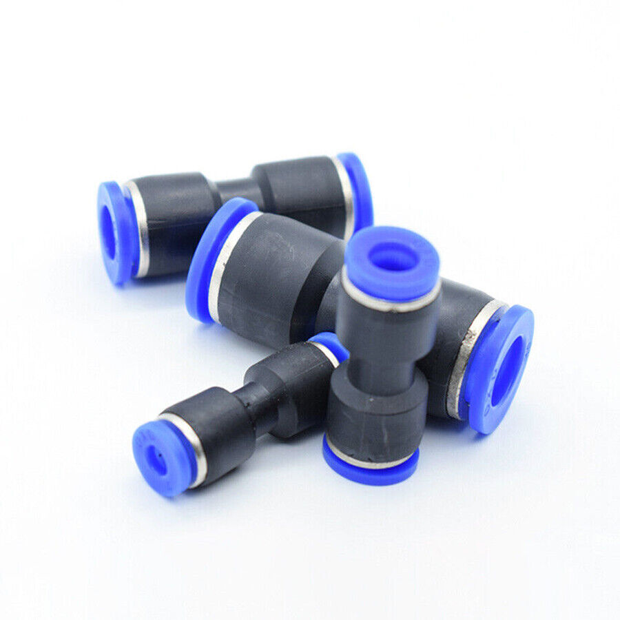 Tube 4-16mm Pneumatic Straight Union Connector Push In Fitting For Air Water