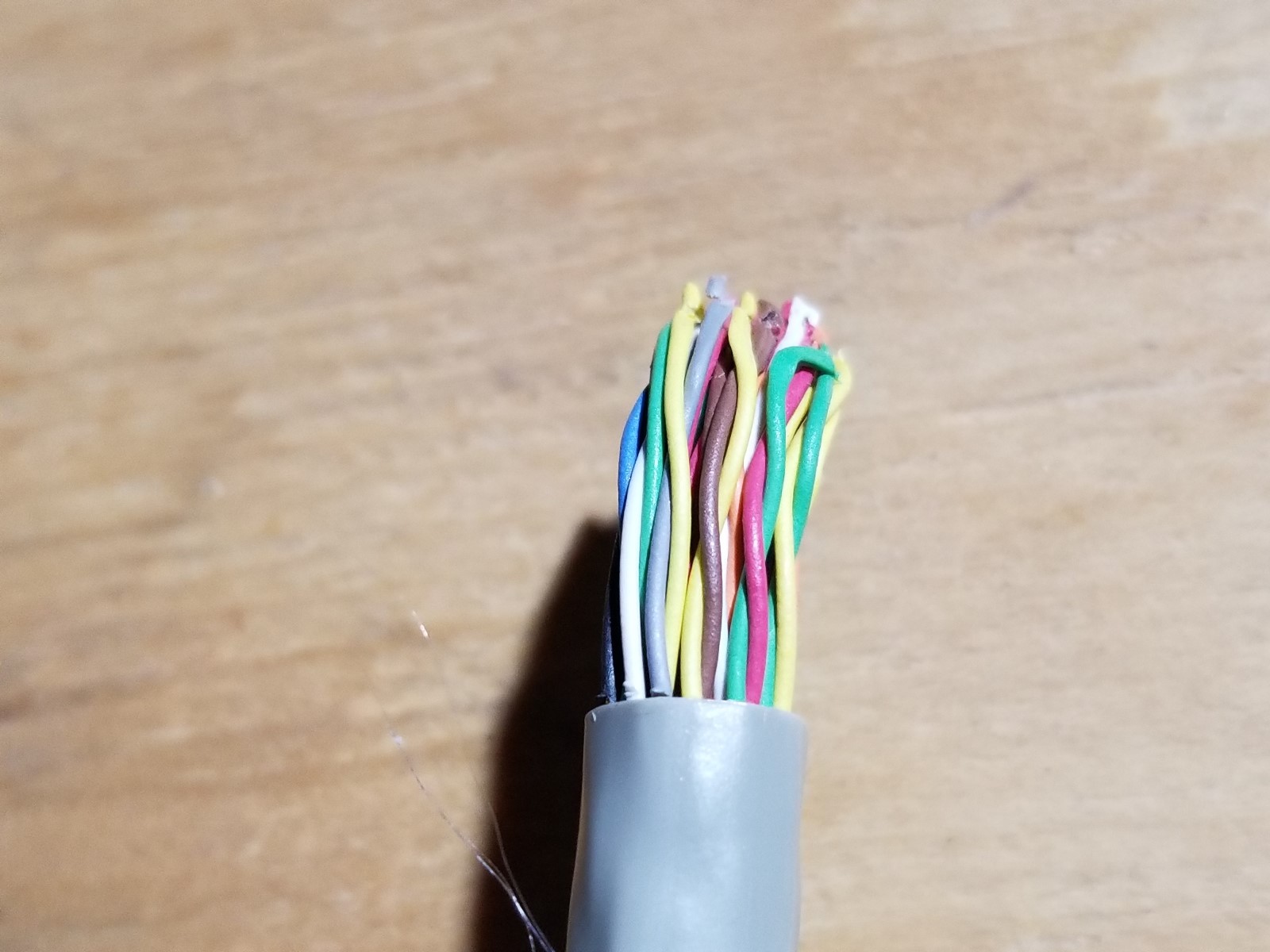 Superior Essex 26/20P Shielded 1249C Central Office Telecom Cable CMR Gray/50ft