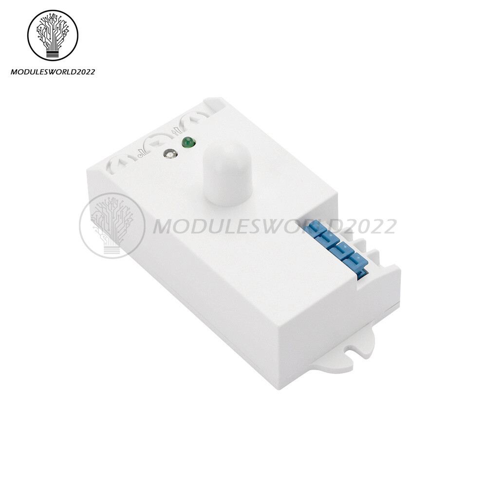 DC12-24V AC110-240V 5.8GHz Microwave Radar Sensor Body Motion HF Detector Switch