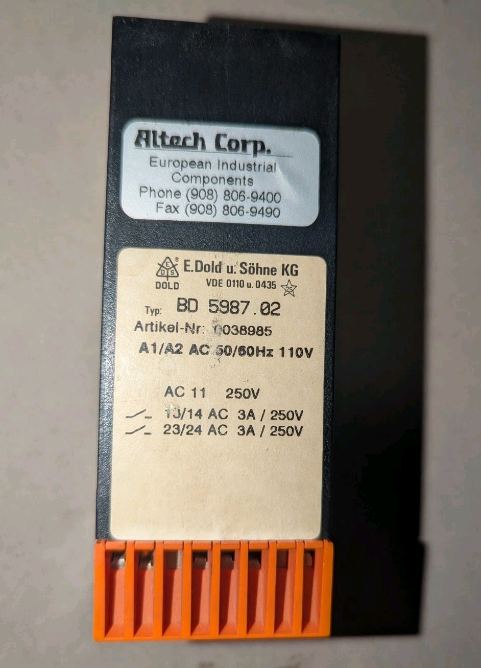 NEW GENUINE ALTECH CORP. BD5987.02