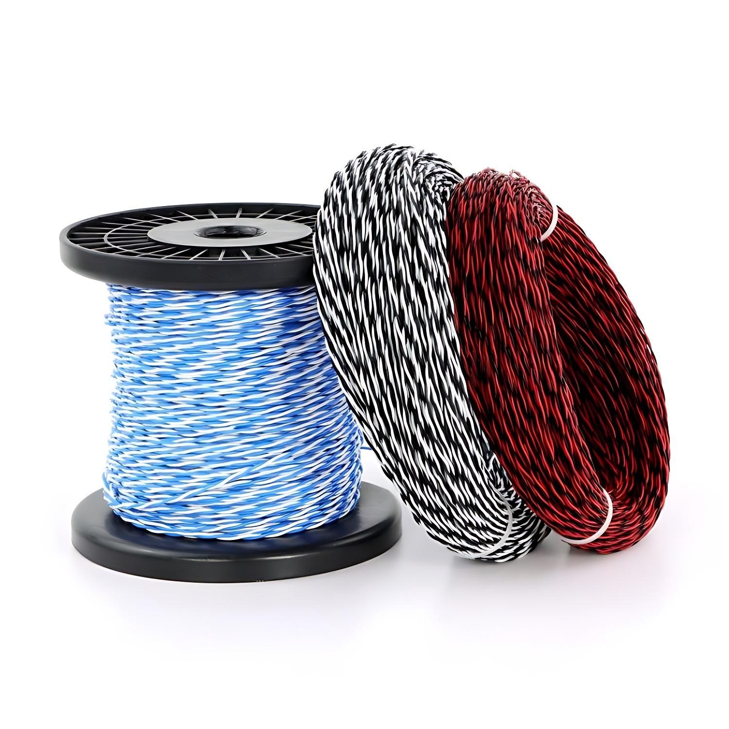 0.12~2.5mm² Wire Twisted Pairs 1~100 Metres Long PTFE hi-temp wire twisted pair