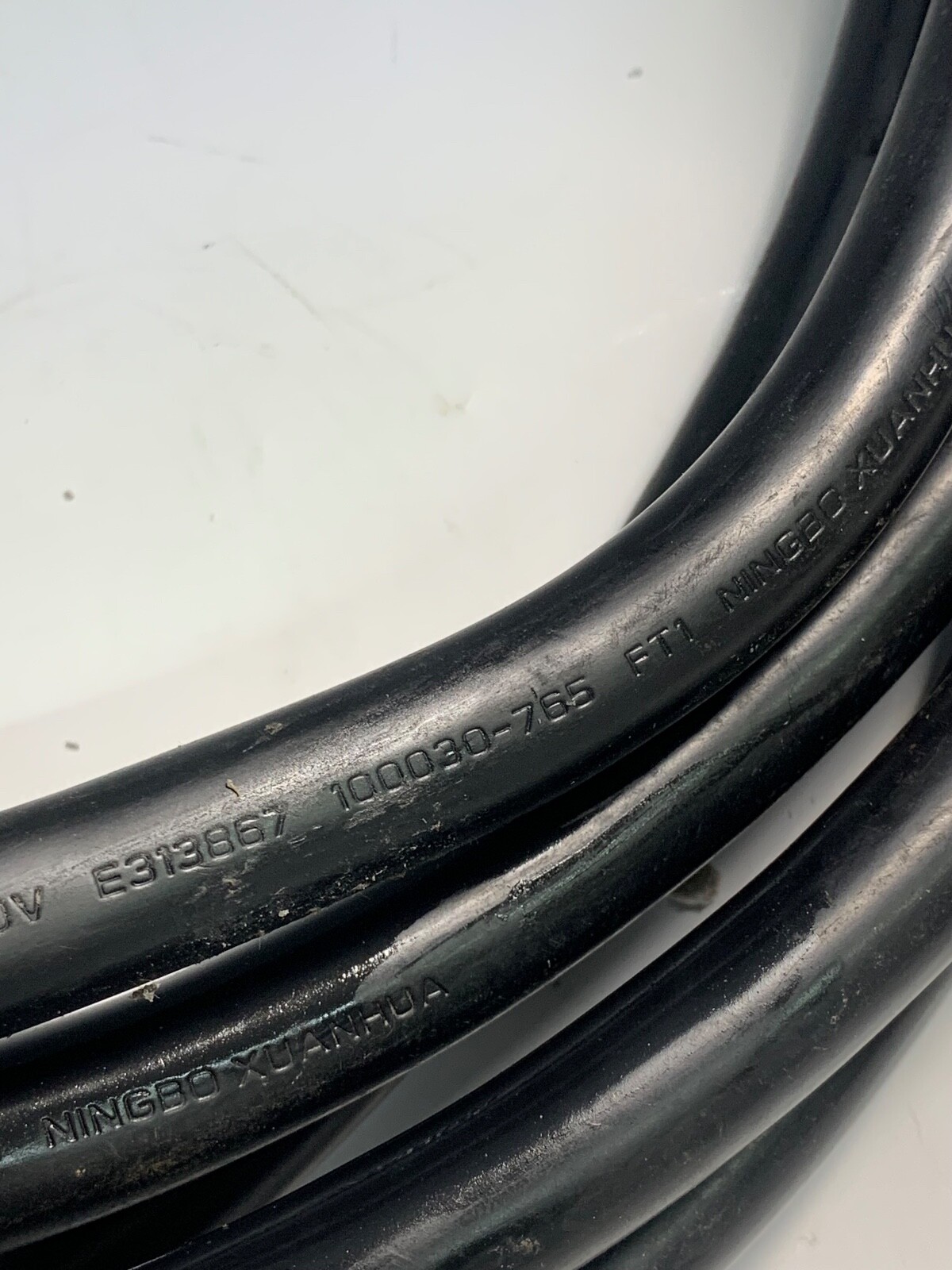 Ningbo Xuanhua E313867 100030-765 ~ 21′ Generator Power Cable 4 Plug 600V