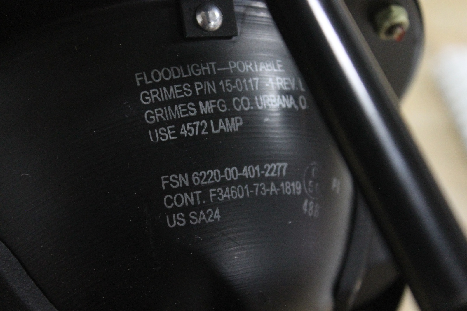 NOS GRIMES FLOODLIGHT LIGHT LAMP FLOOD 15-0117-1