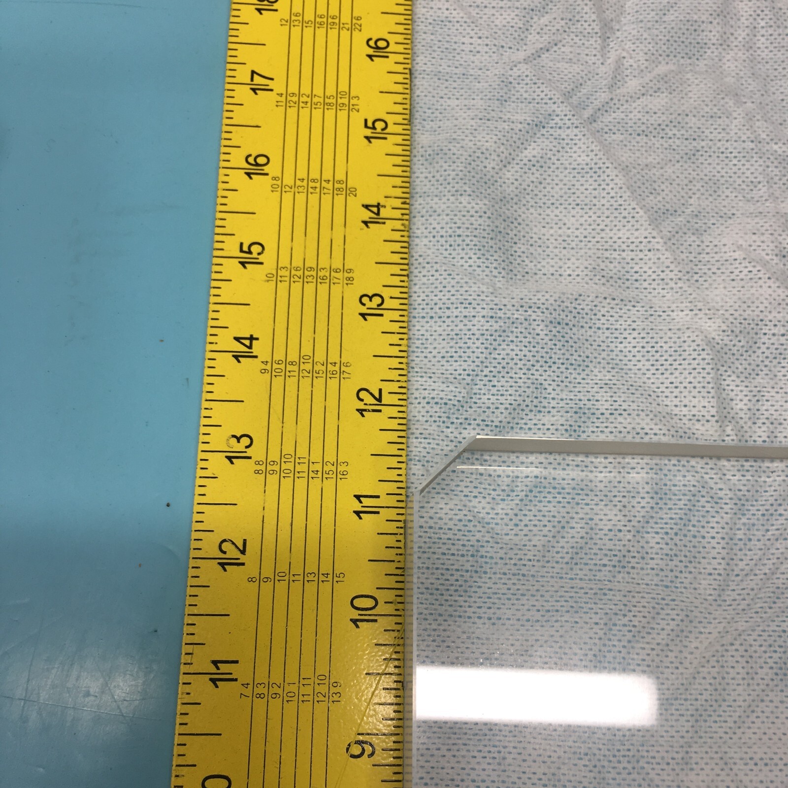 C3-112000-01 12x12x1 QUARTZ DOOR BEVELLED & POLISHED, 137073