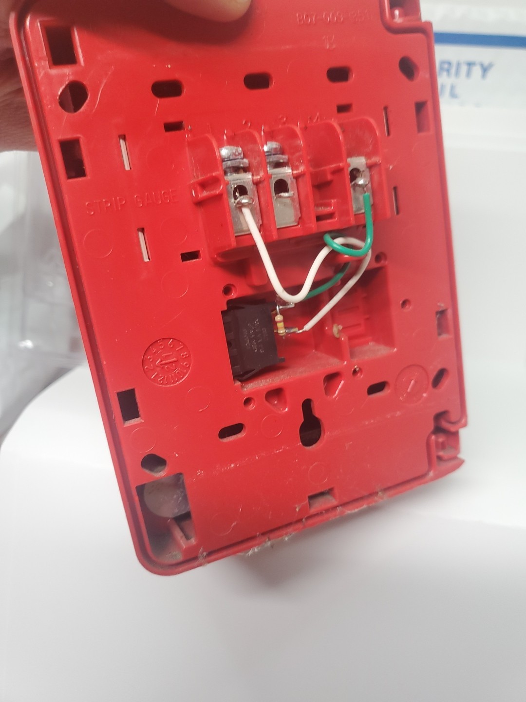Used Honeywell Gamewell Red Dual Action Fire Alarm Pull Station No Key