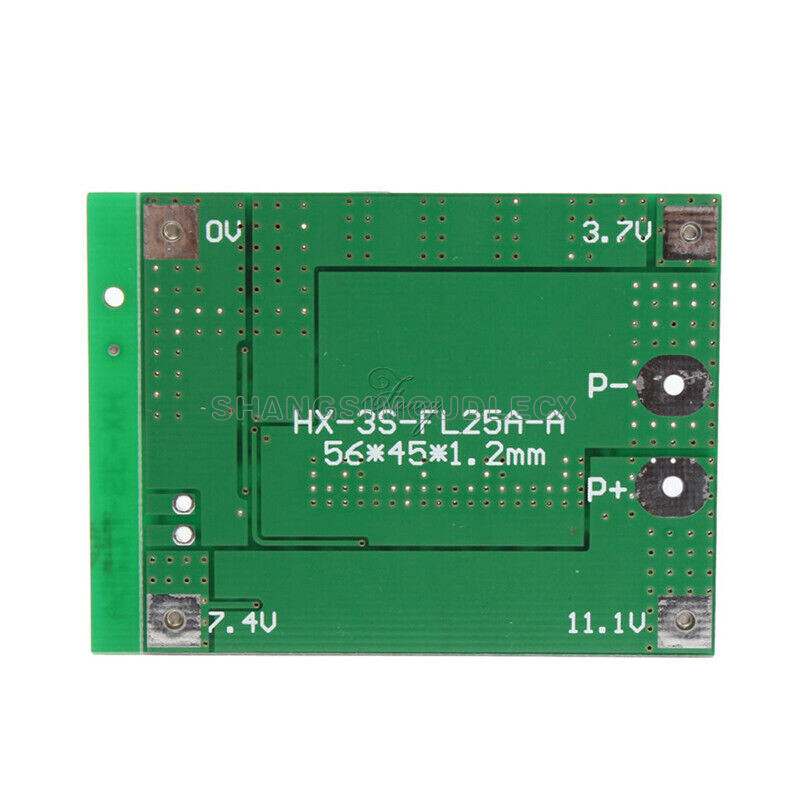 3S/4S BMS PCB Protection Board For 18650 Li-ion Lithium Battery Cell-
