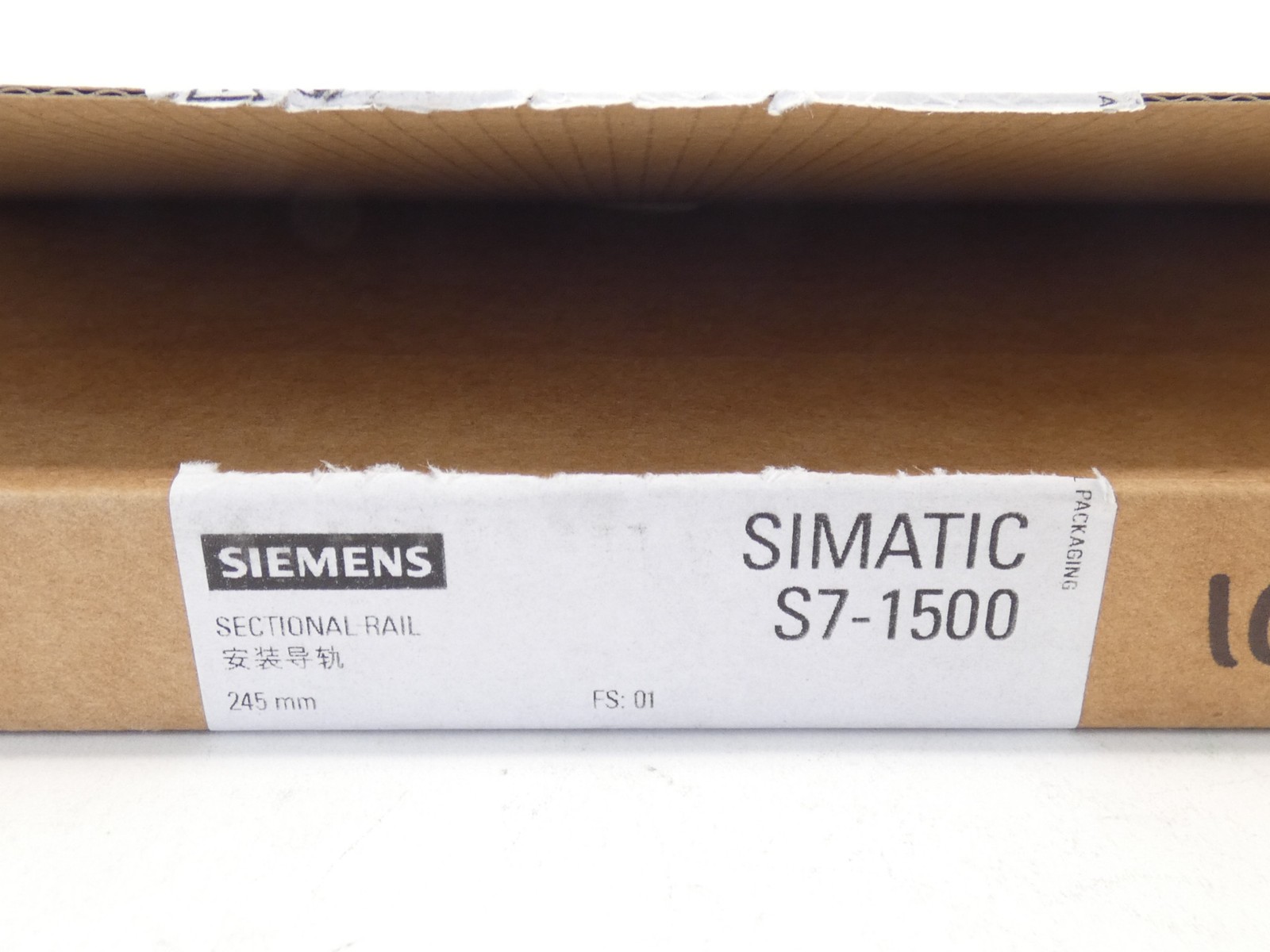 Siemens 6ES7 590-1AC40-0AA0 Simatic S7-1500 Sectional Rail 245mm – NEW Surplus!