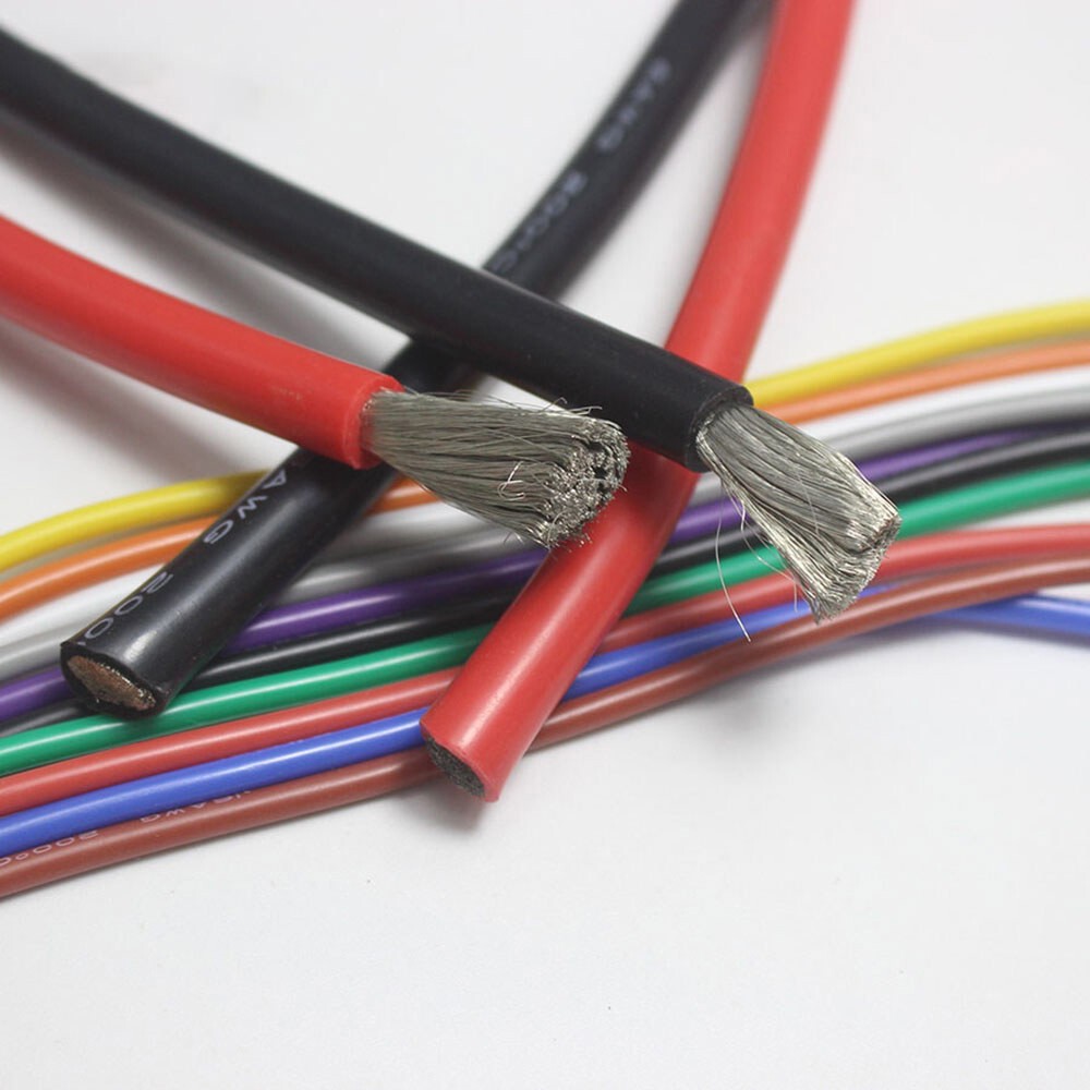 Silicone Wire 2~30 AWG Ultra Flexible Cable High Temperature Tinned Copper Wire