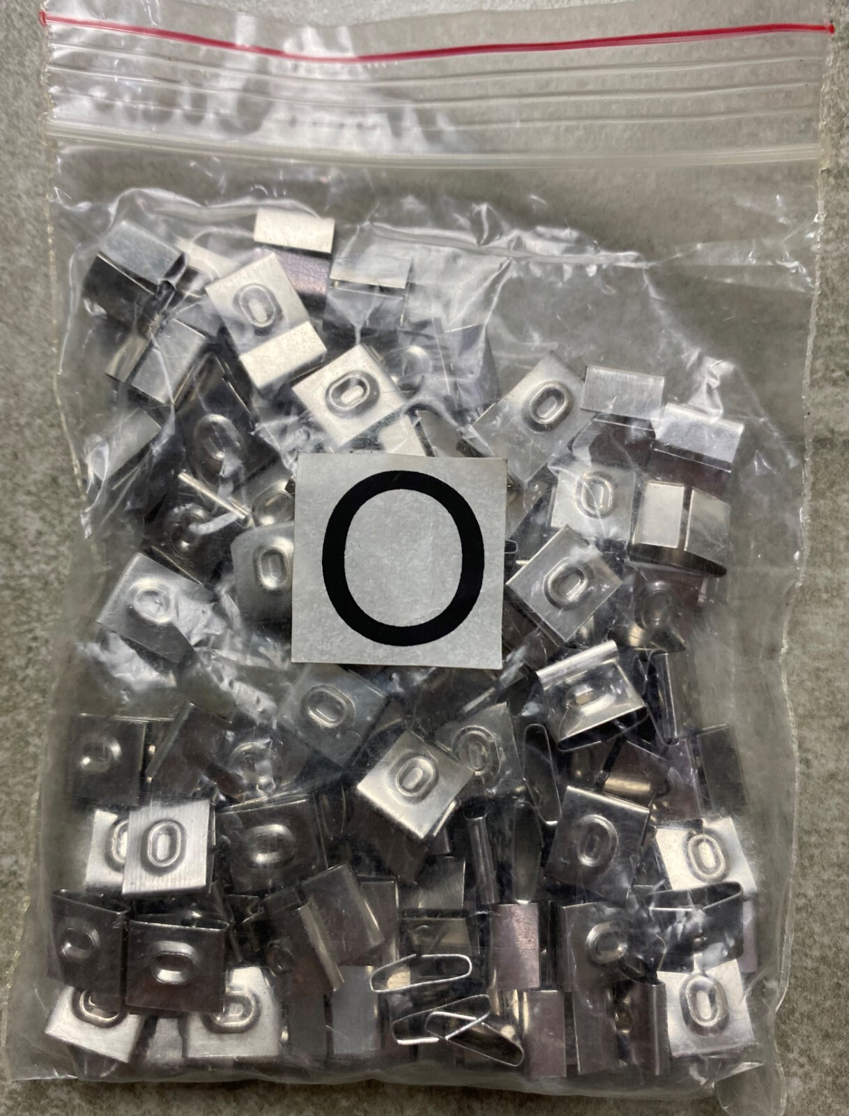 HAYATA ID-O, Stainless Steel Cable Marker 316SS, Symbol “O” , 100 Pc’s Pkt